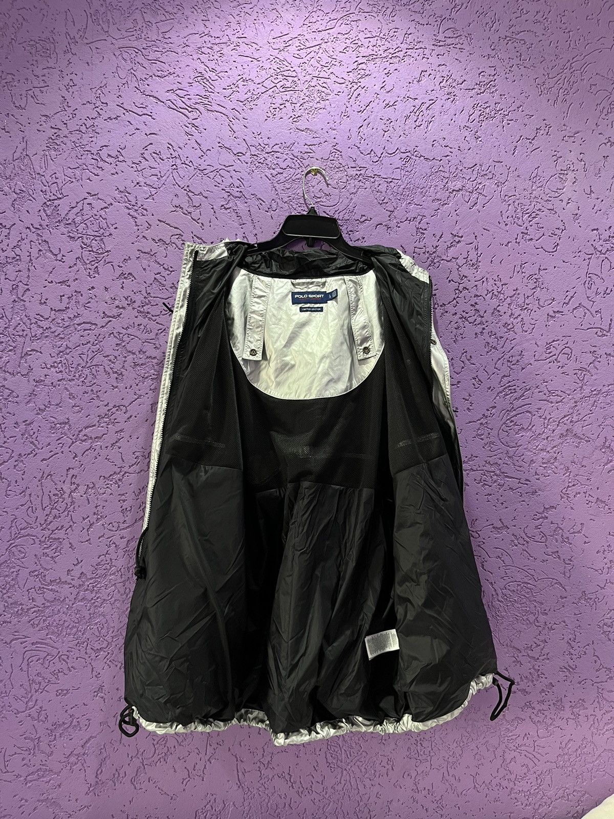 Ralph Lauren Sport Polo Sport Ralph Lauren Silver Reflective Windbreaker Size US XL / EU 56 / 4 - 6 Thumbnail