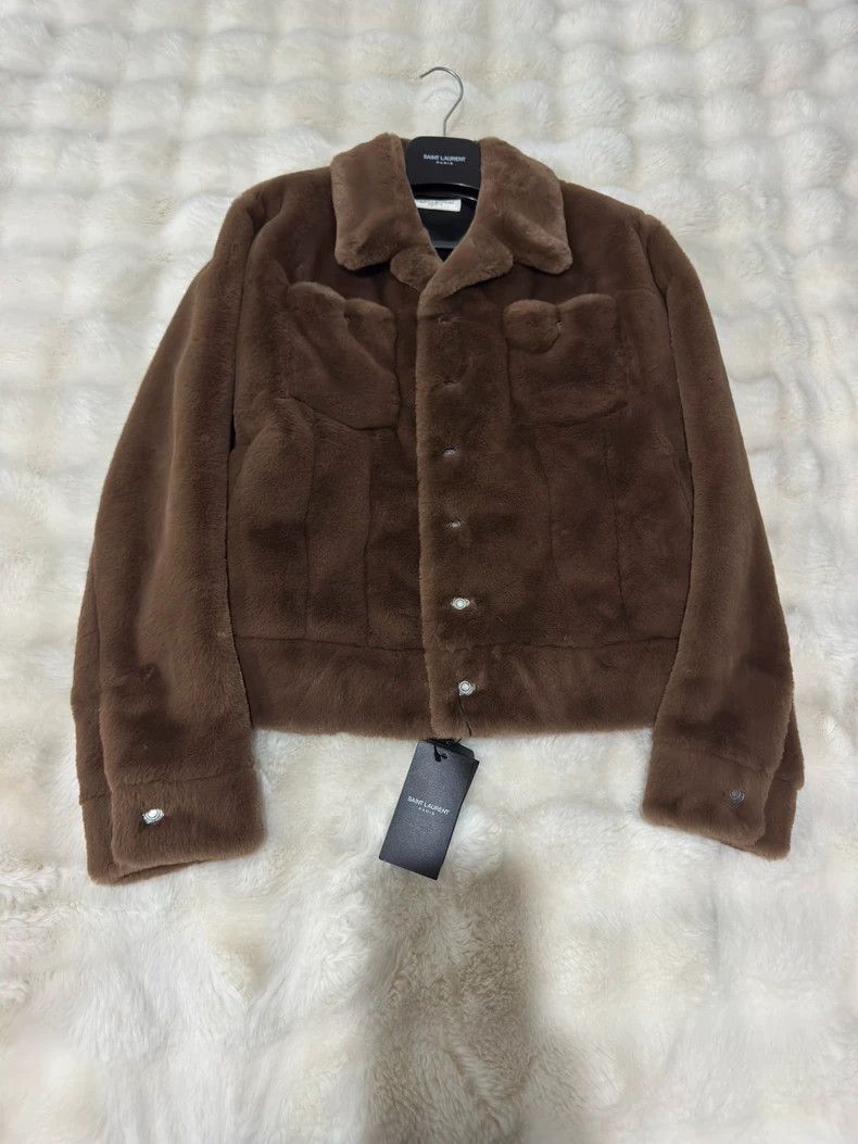 Saint Laurent Paris Saint laurent paris Caramel teddy fur jacket 2506-Nextarrow Size US S / EU 44-46 / 1 - 1 Thumbnail