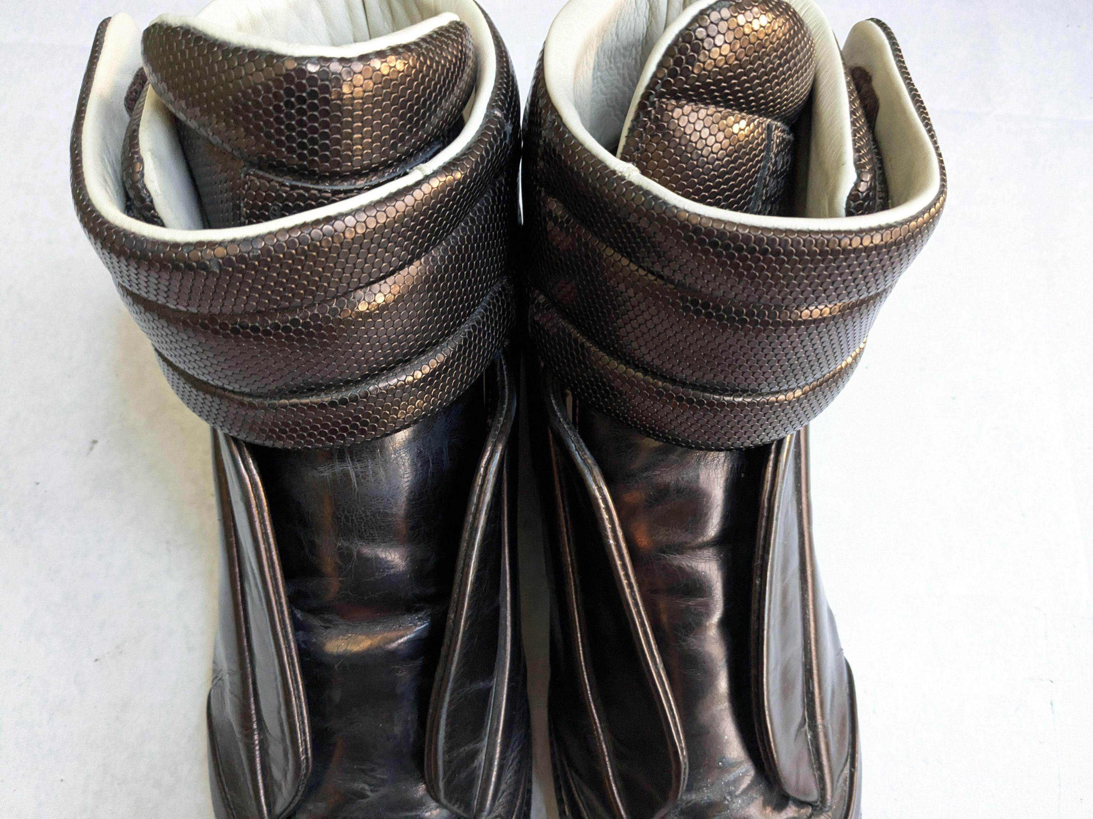 Maison Margiela Maison Margiela Future Brown High Tops 11 44 Leather Size US 11 / EU 44 - 7 Thumbnail