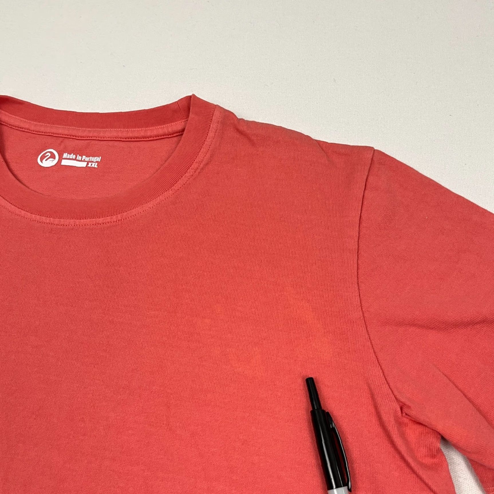 Outlier Outlier Shirt Mens 2XL Pink Heavy Woven Cotton Casual Tee Made in Portugal Size US XXL / EU 58 / 5 - 6 Thumbnail