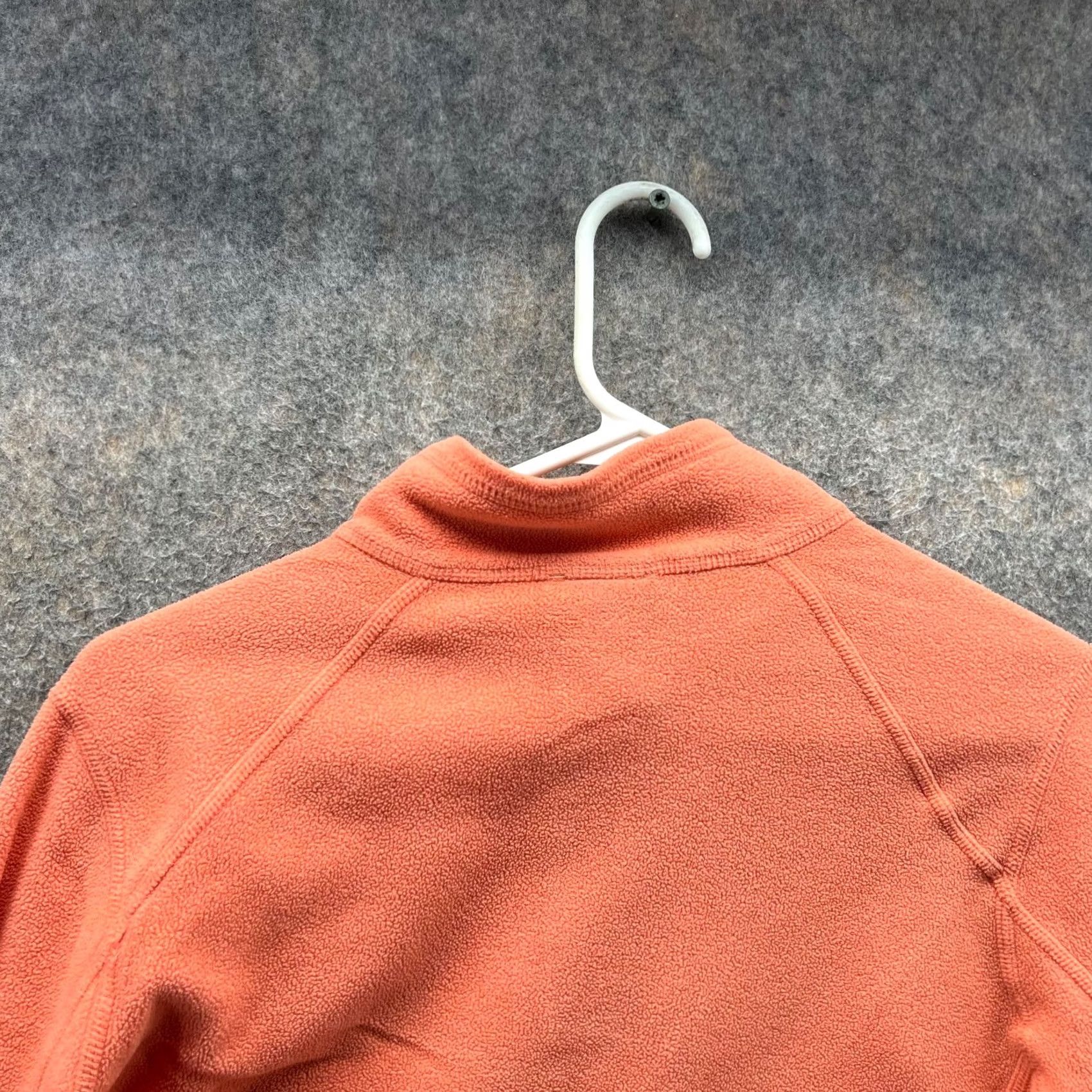 The North Face VINTAGE The North Face Sweater Women Large Hoodie Jacket Orange Pullover Sweatshirt 1/4 Zip Size L / US 10 / IT 46 - 2 Thumbnail