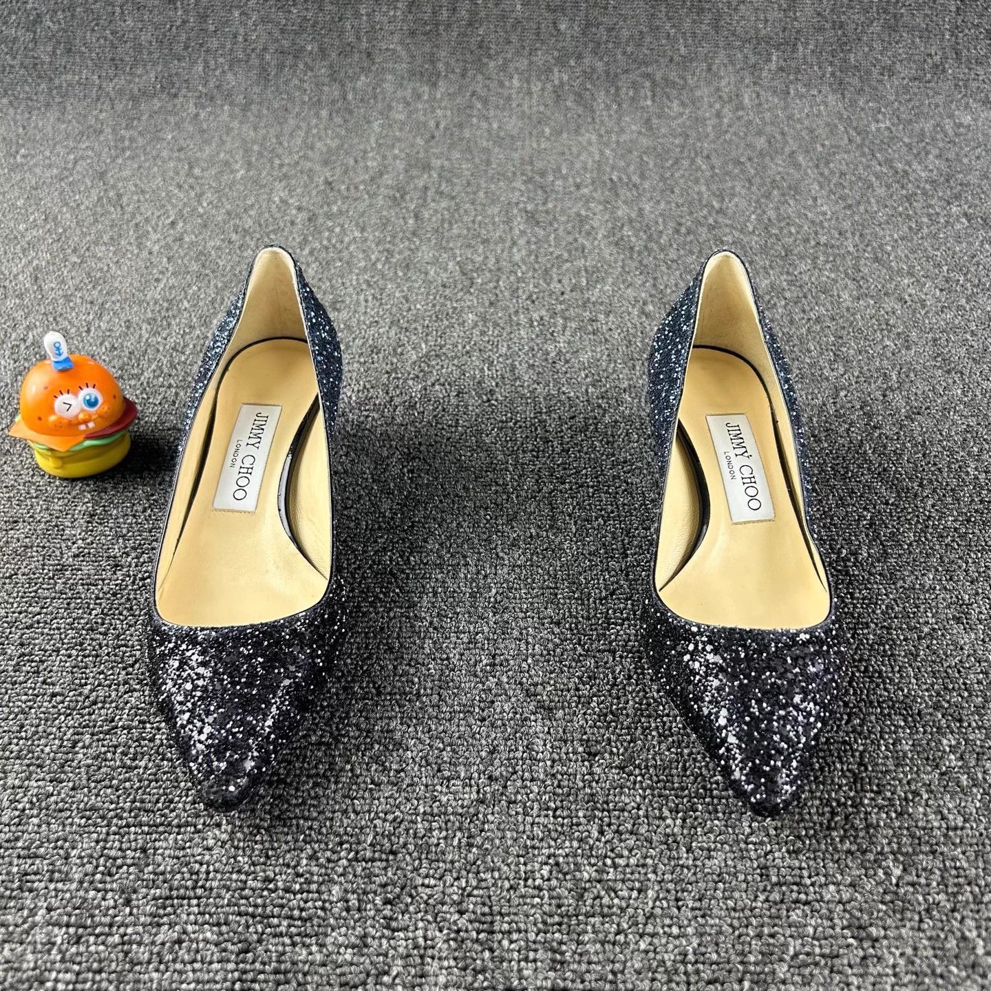 Jimmy Choo Jimmy Choo Sequin Crystal High Heels 35.5 EU Size US 4.5 / IT 34.5 - 2 Thumbnail