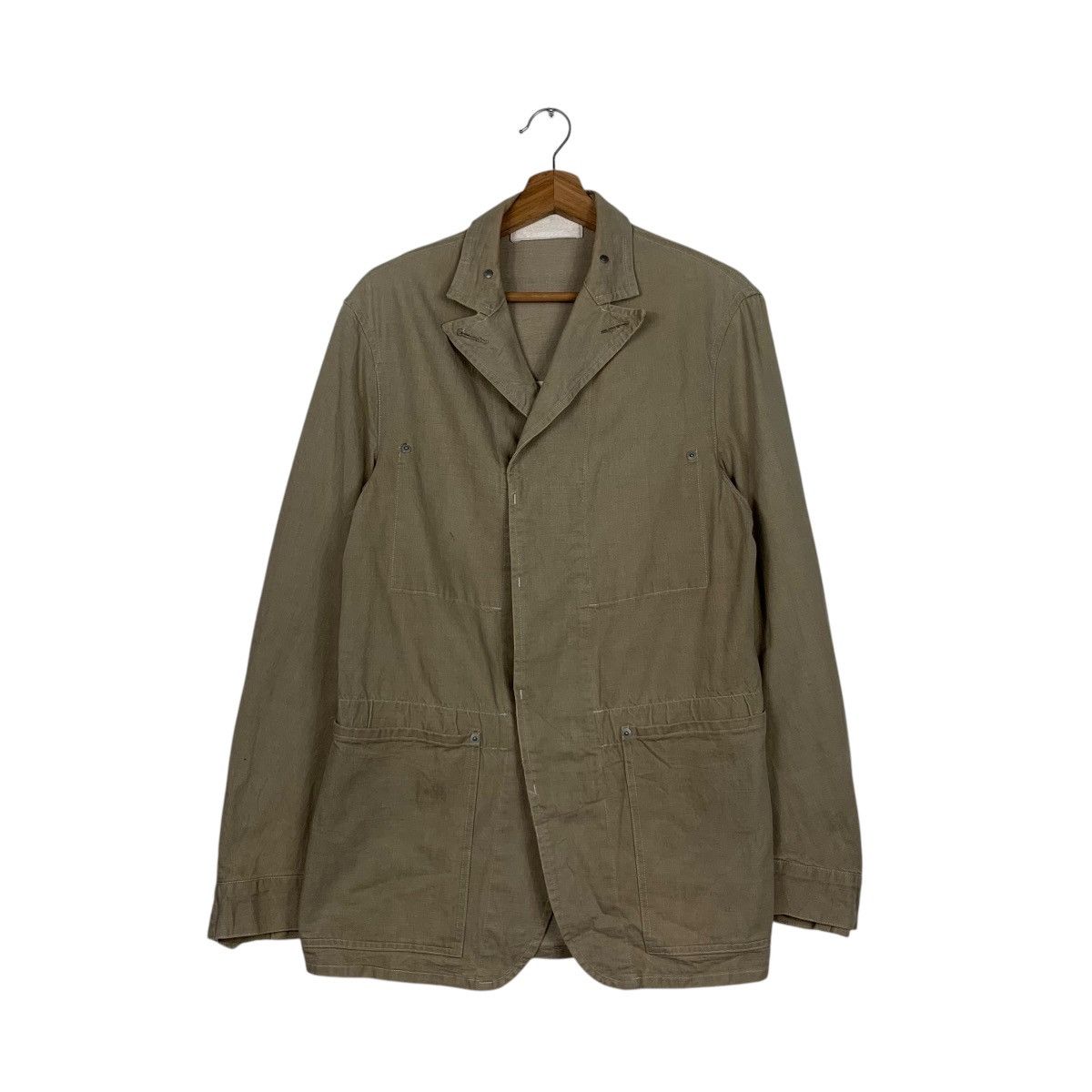 Japanese Brand VIOLET BUFFALO WALLOWS Hidden Button Casual Jacket #1844-C80 Size US L / EU 52-54 / 3 - 1 Thumbnail