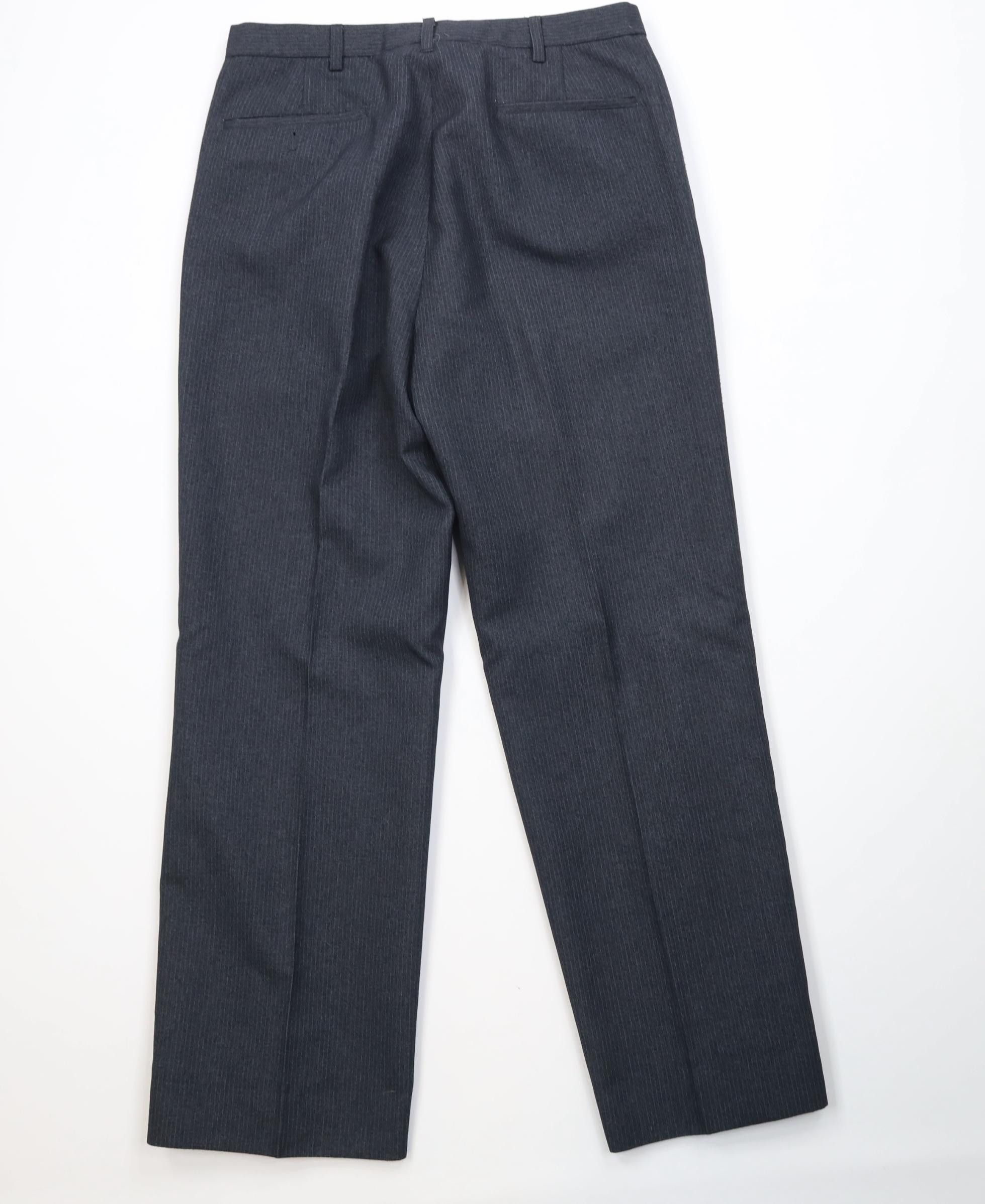 Vintage Vintage 70s Streetwear Knit Flared Wide Leg Chino Pants Gray Size US 30 / EU 46 - 9 Thumbnail