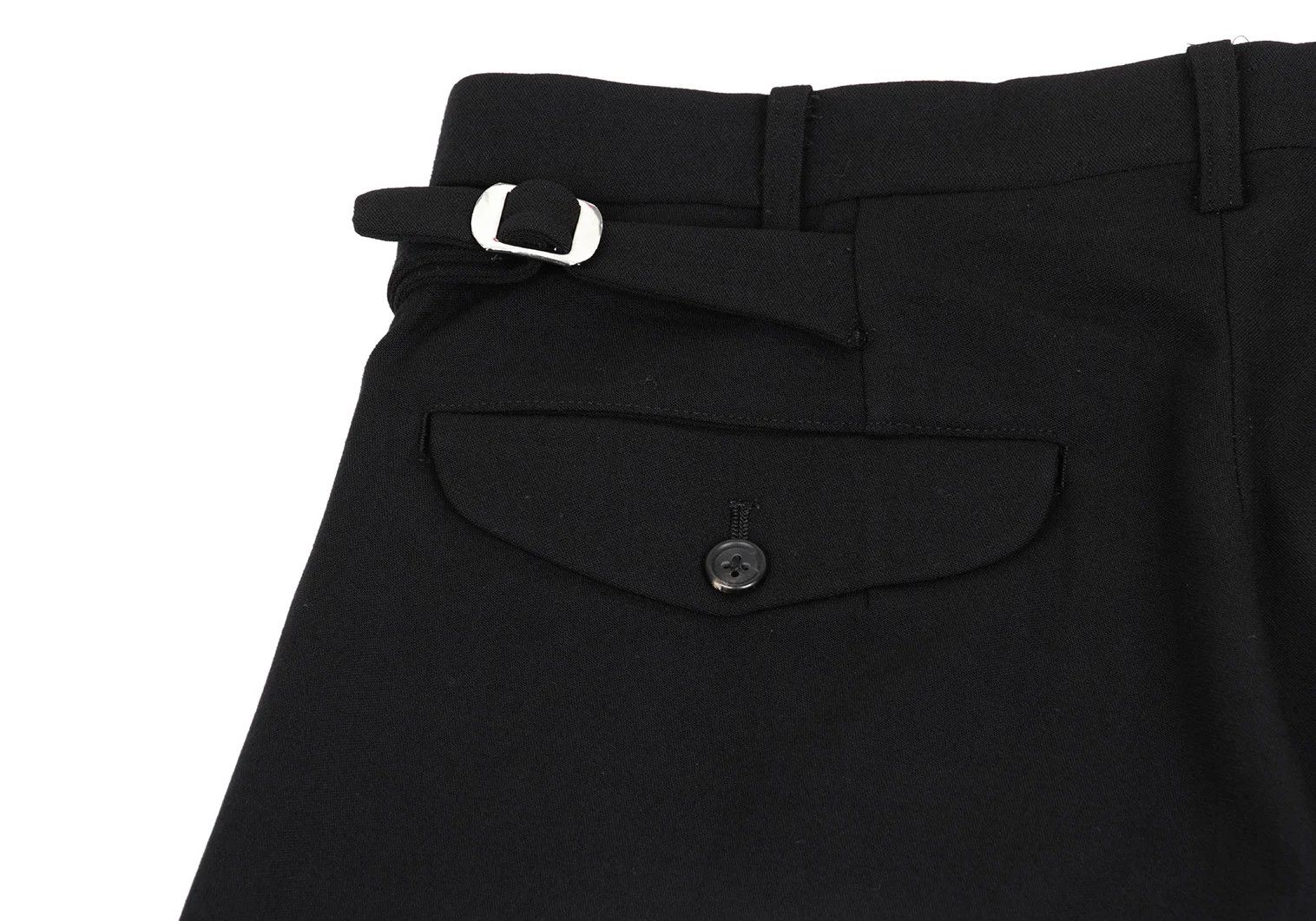 Yohji Yamamoto Yohji Yamamoto Wool Back Belt Tapered Pants Size US 38 / EU 54 - 13 Thumbnail