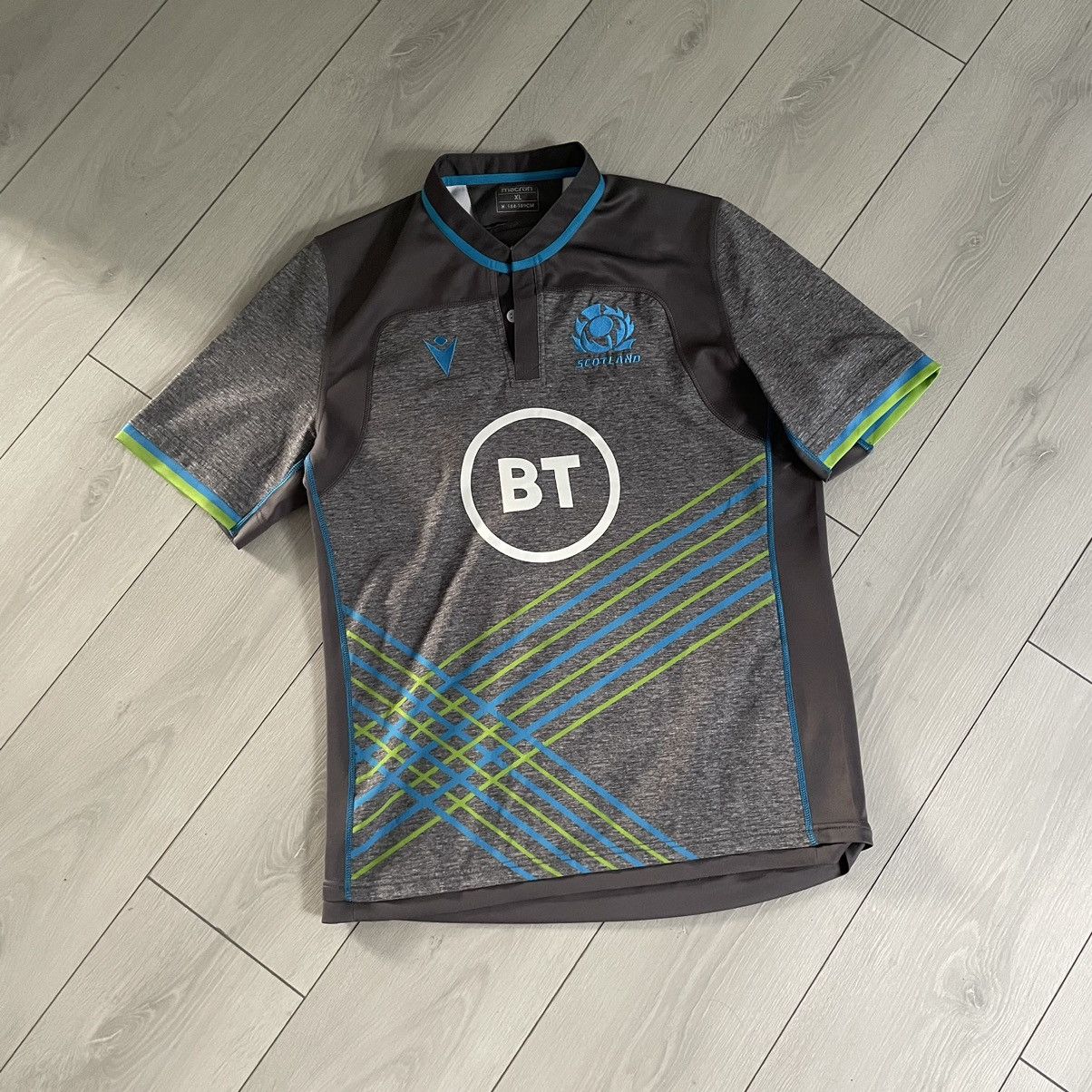 Macron Macron Scotland BT jersey tee shirt rugby New Zealand Size US L / EU 52-54 / 3 - 1 Thumbnail