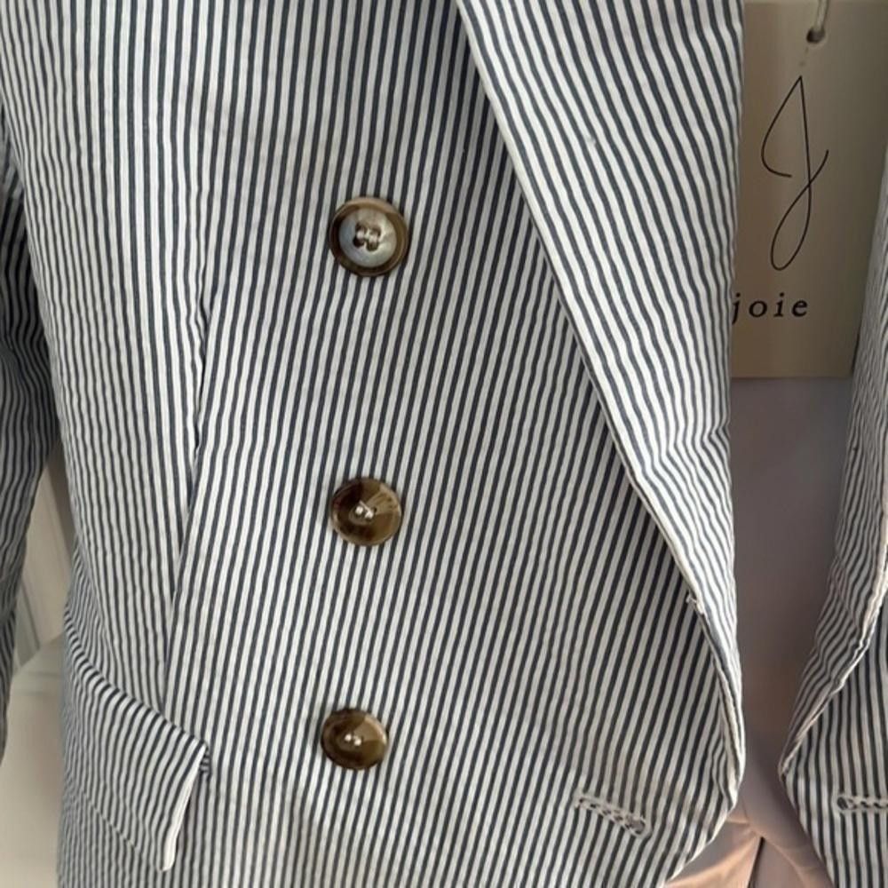 Kim Jones Joie seersucker blazer Size XS / US 0-2 / IT 36-38 - 3 Thumbnail