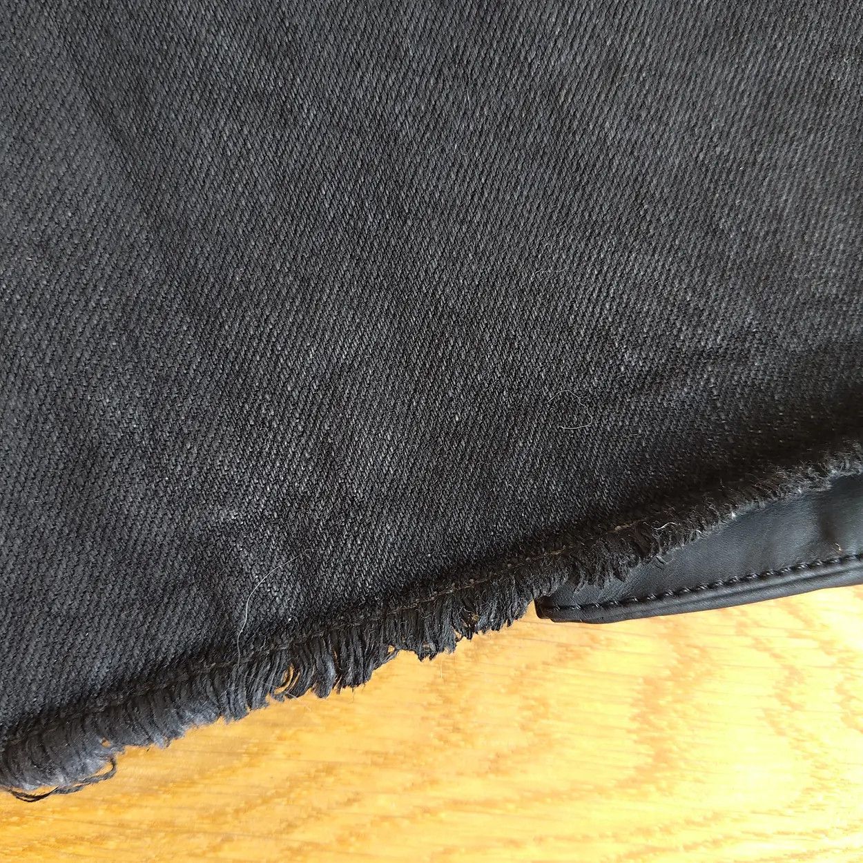 Rick Owens Runway Stefan shorts - waxed denim with calf leather cargo Size US 28 / EU 44 - 10 Thumbnail