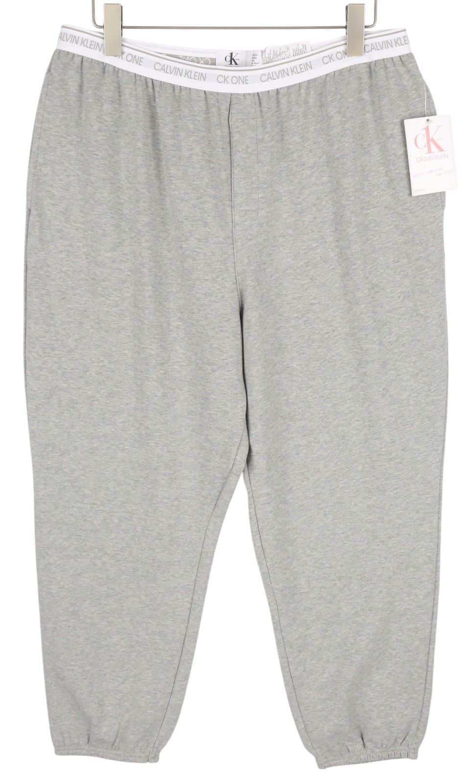 Calvin Klein XL Melange Grey Jogger Elastic Waist Trousers 85027 Size US 36 / EU 52 - 1 Thumbnail