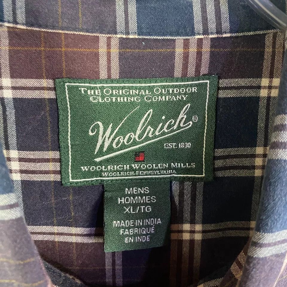 Other Woolrich Button Up Shirt Men's XL Long Sleeve 100% Cotton Size US XL / EU 56 / 4 - 3 Thumbnail