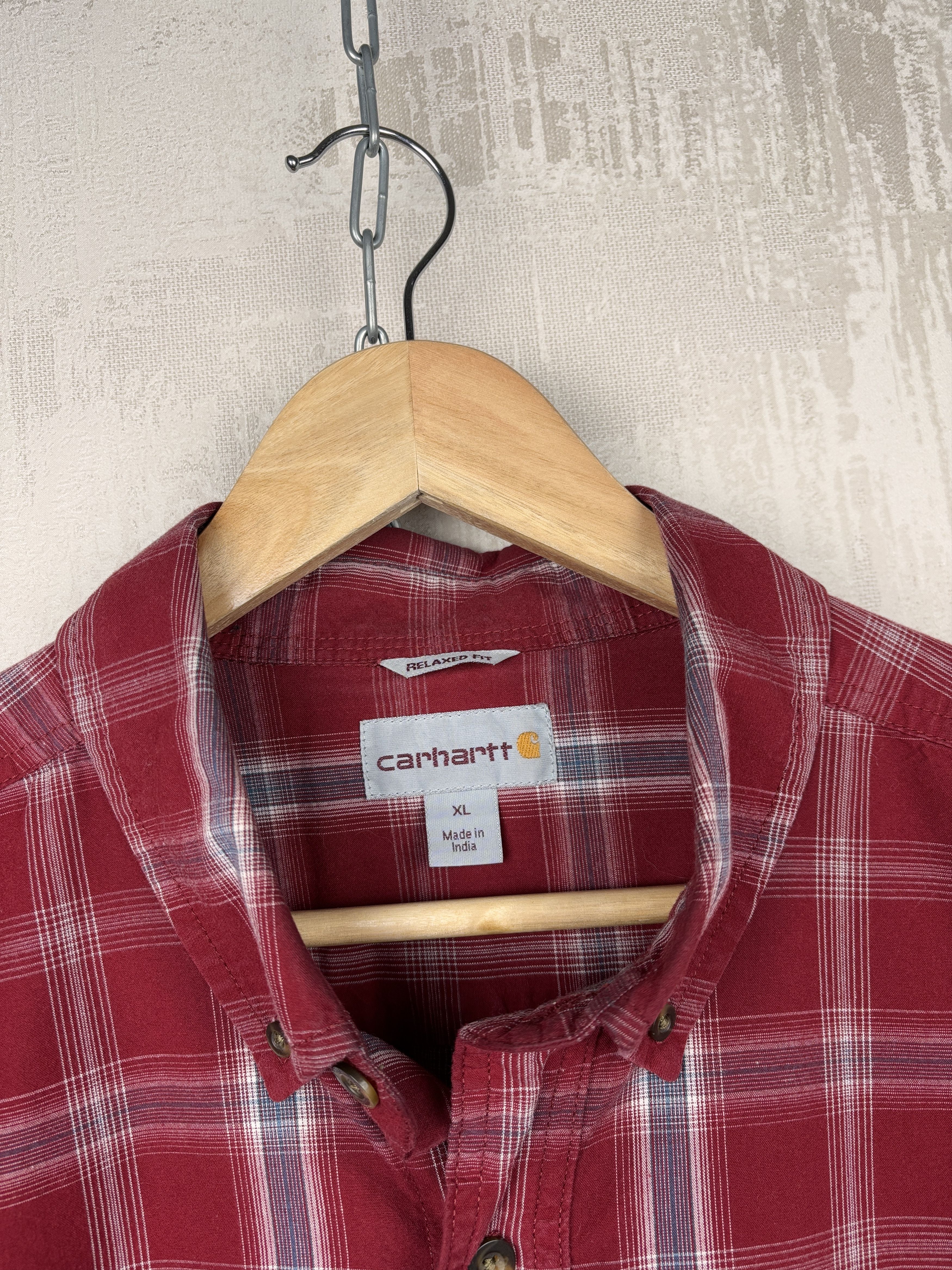 Carhartt × Vintage Carhartt Vintage Check Long Sleeve Shirt Size XL Relaxed Fit Size US XL / EU 56 / 4 - 6 Thumbnail