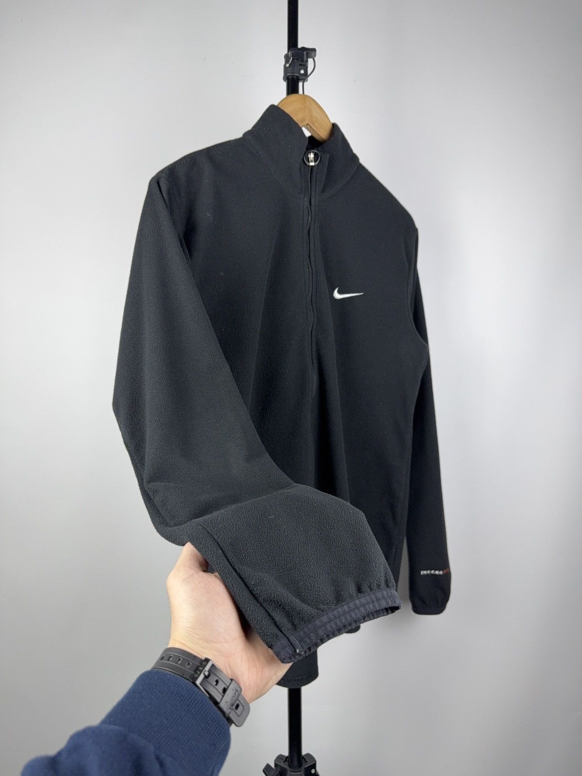 Nike × Vintage Vintage outdoor 90s NIKE Fleece zip 1/2 sweatshirt Hype Size US S / EU 44-46 / 1 - 2 Thumbnail