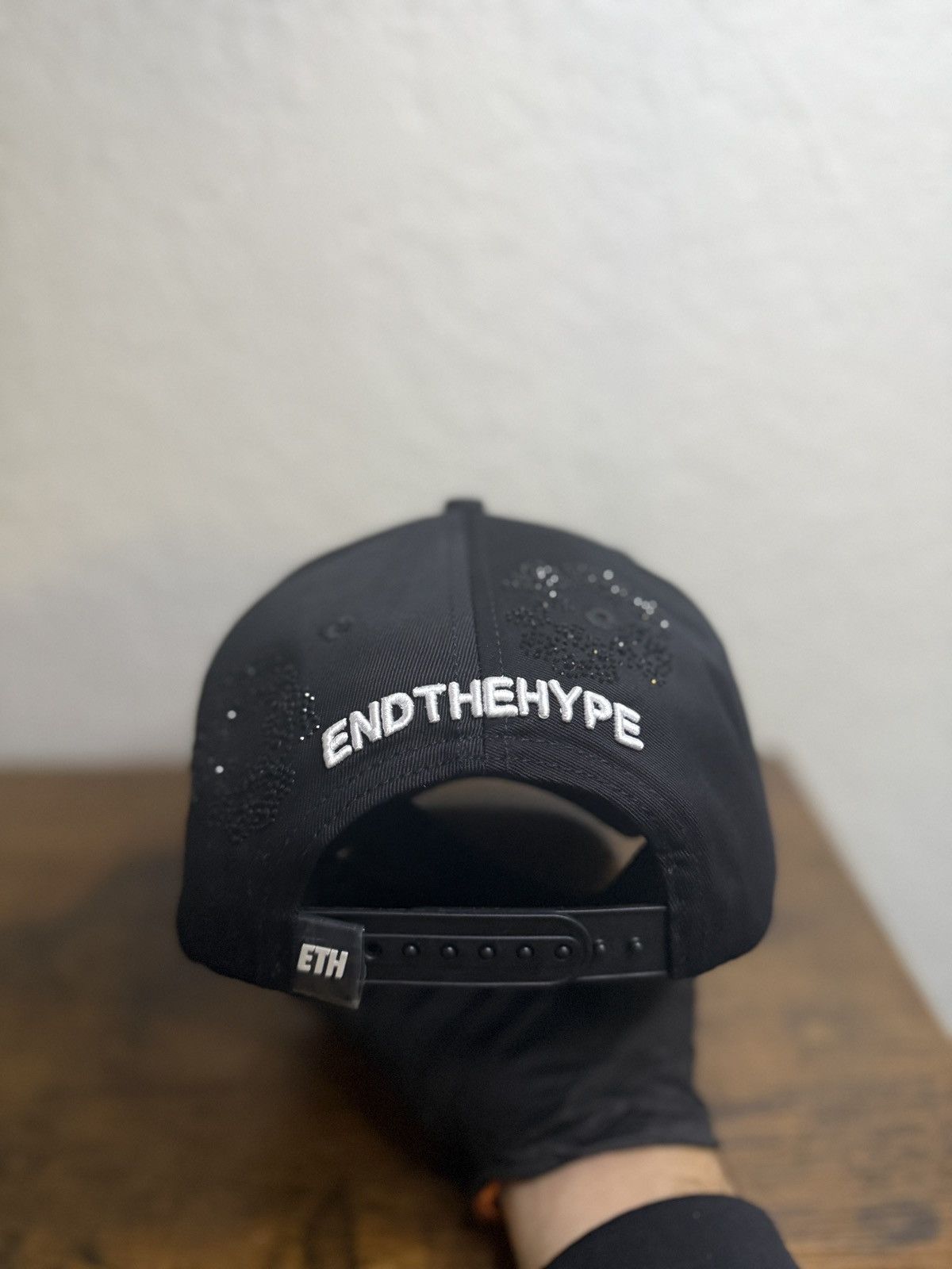 Other Endthehype gervonta Black crystal hat Size ONE SIZE - 3 Thumbnail