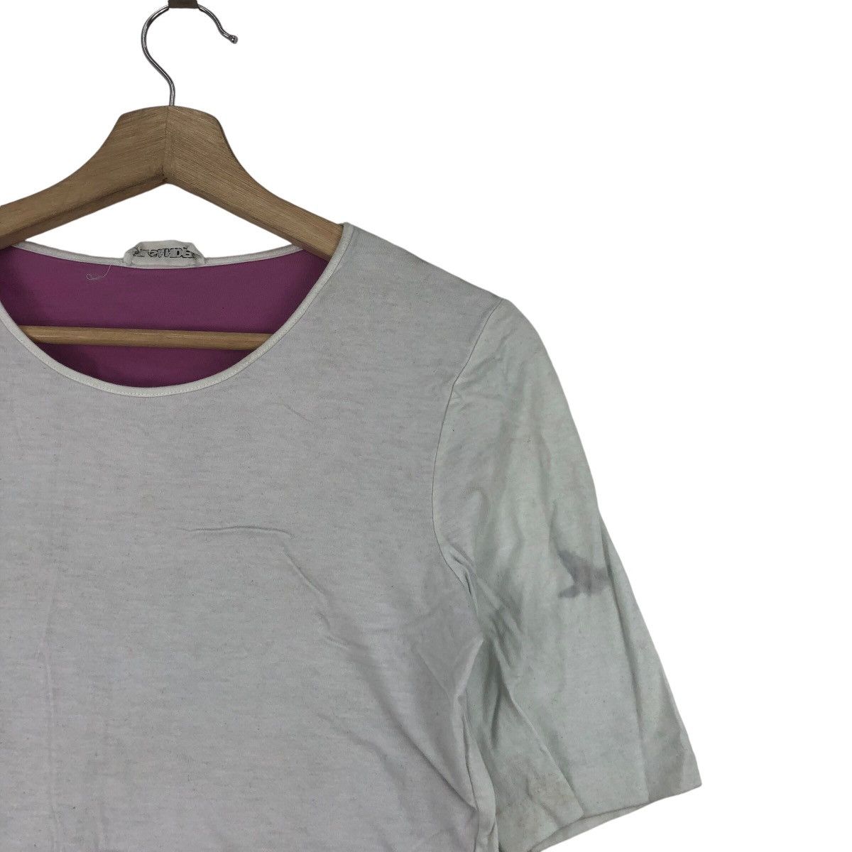 Jil Sander Germany Designer JIL SANDER Made In Italy Plain T-Shirt Size XS / US 0-2 / IT 36-38 - 4 Thumbnail