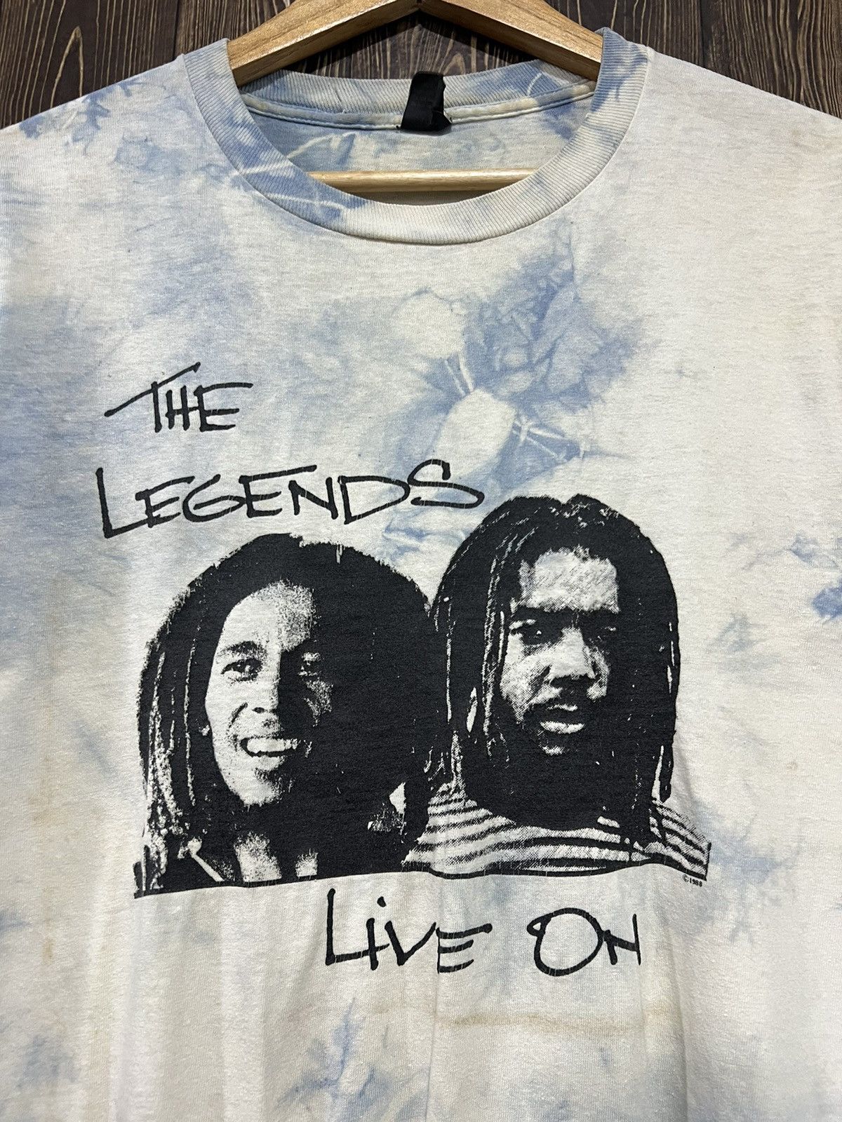 Band Tees × Vintage Vintage 80s Bob Marley & Peter Tosh Tshirt Size US M / EU 48-50 / 2 - 2 Thumbnail