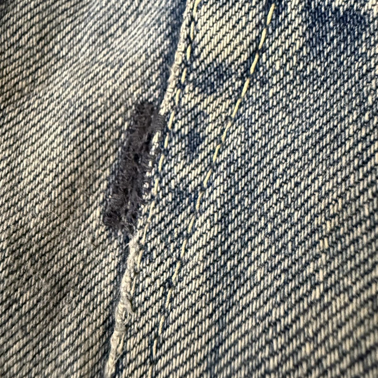 Indigo Vintage80s Japanese Selvedge Made in Indigo Light Wash Denim Size US 32 / EU 48 - 8 Thumbnail