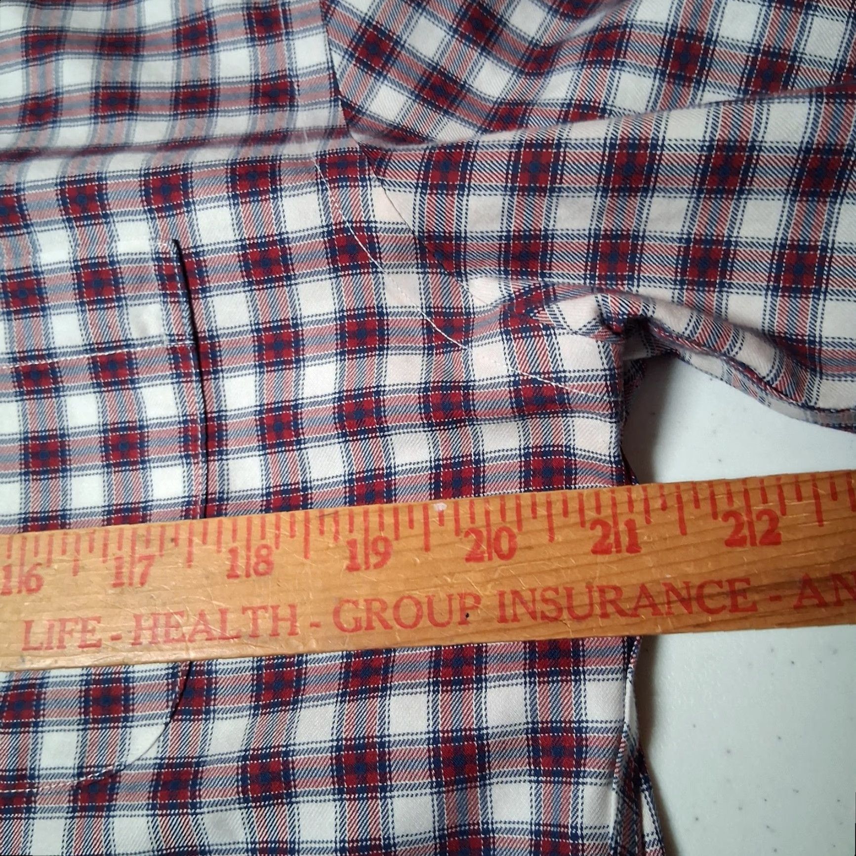 Brooks Brothers Brooks Brothers Shirt Men Meidum Regent Fit White Red Blue Plaid Button Down Size US M / EU 48-50 / 2 - 5 Thumbnail