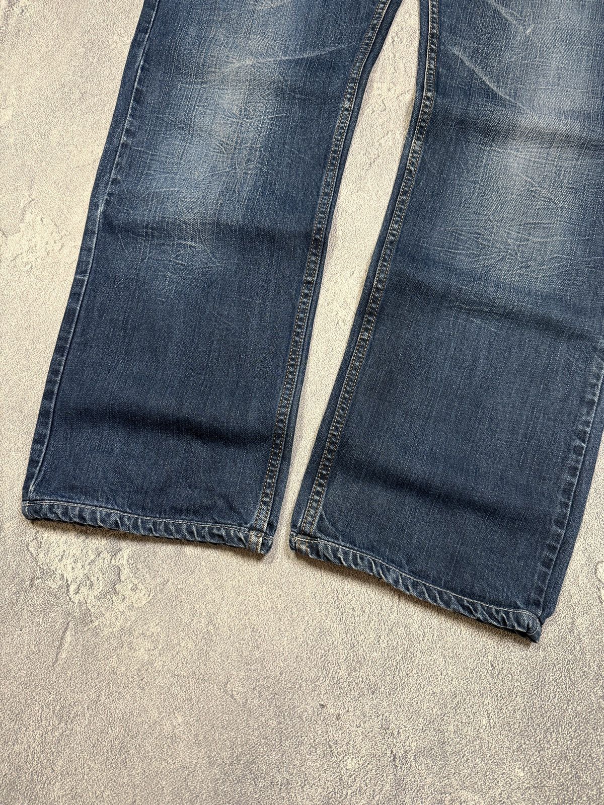 Diesel Y2K Vintage Diesel Jeans Big D Logo Distressed Baggy japan Size US 34 / EU 50 - 8 Thumbnail