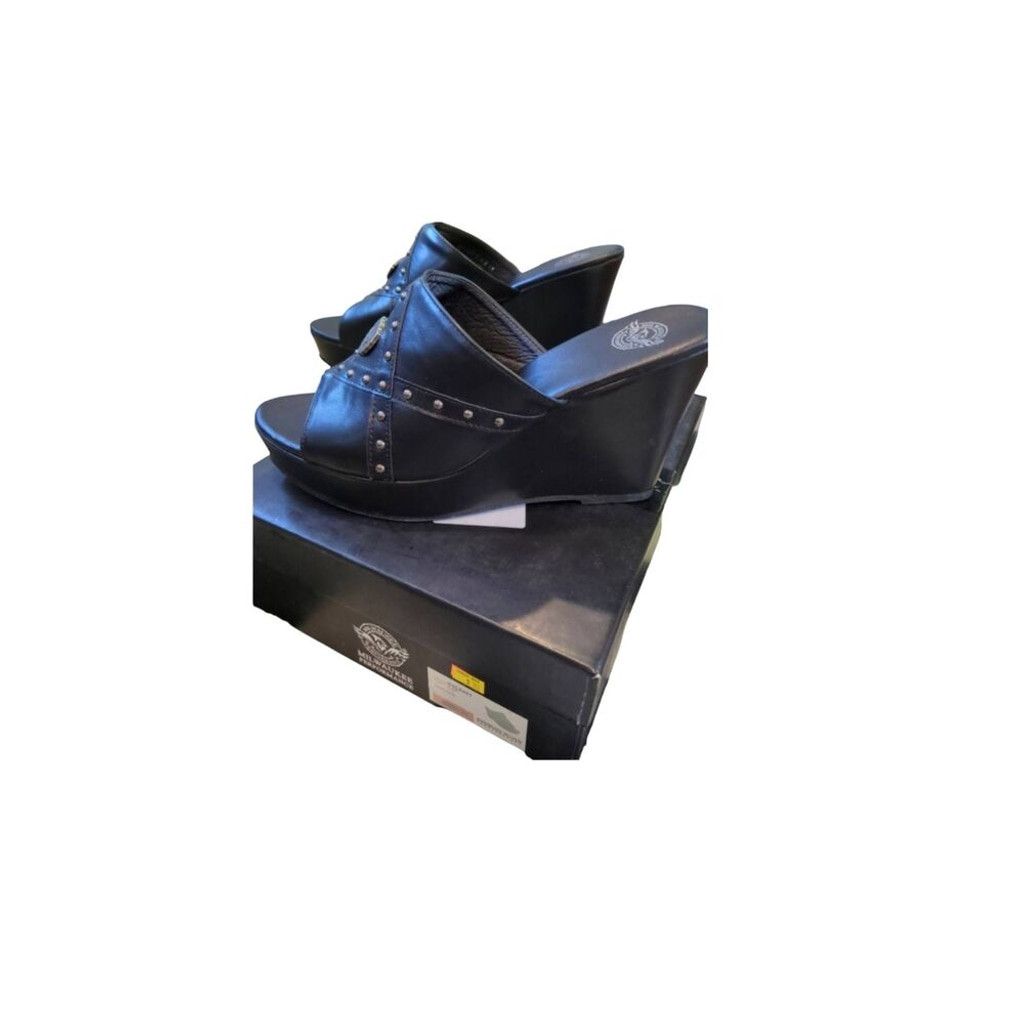Other Milwaukee Performance Chunky Wedge Sandal Black Size 11 Size US 11 / IT 41 - 4 Thumbnail