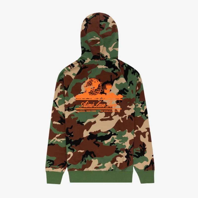 Aime Leon Dore o1mle0825 Unisphere Hoodie Woodland in Multicolor Size US S / EU 44-46 / 1 - 2 Thumbnail