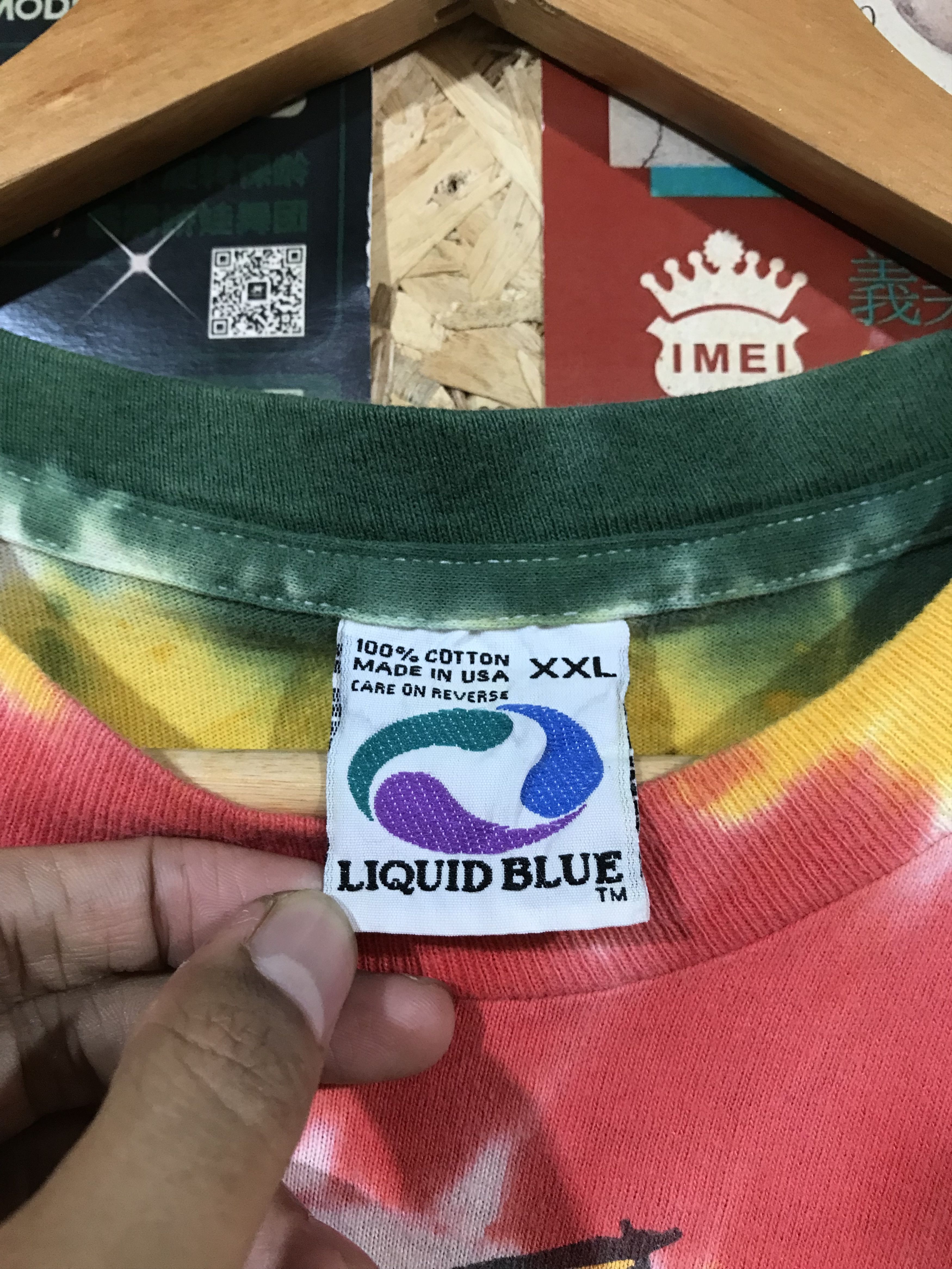 Liquid Blue Vintage Lithuania Liquid Blue Tye Dye Tee Size US XXL / EU 58 / 5 - 6 Thumbnail