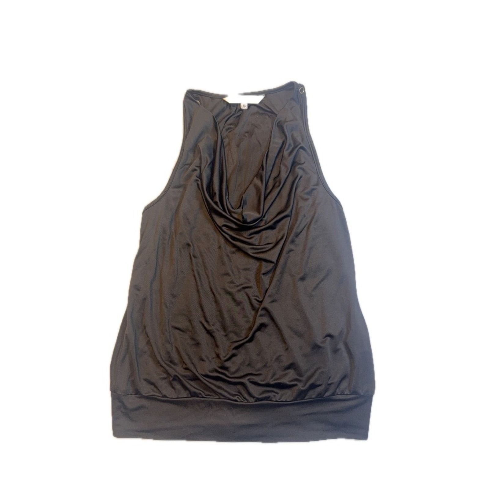 Trina Turk Trina Turk Black Sleeveless Cowl Neck Top Blouse Size S Size S / US 4 / IT 40 - 1 Thumbnail