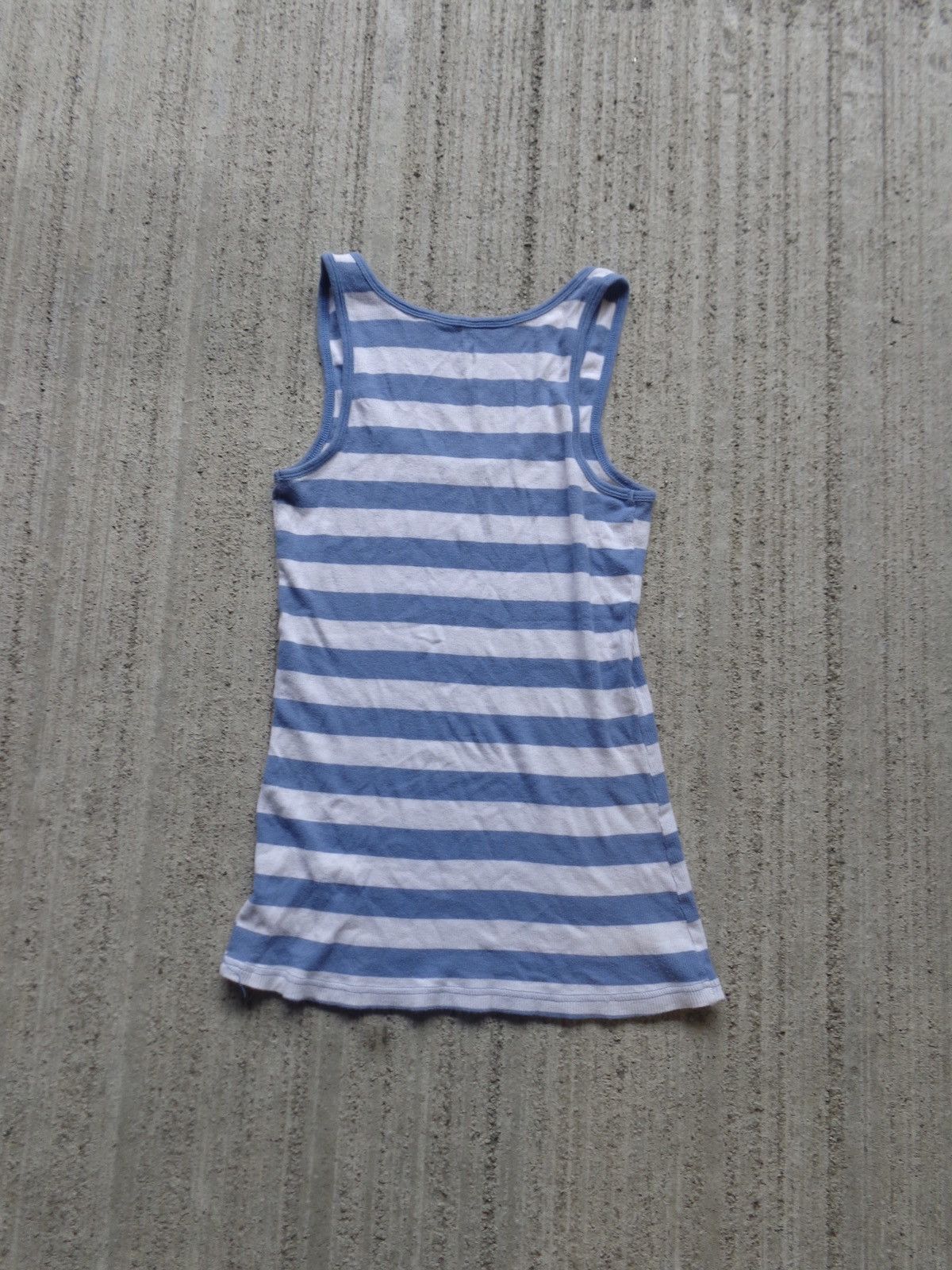 Polo Ralph Lauren × Vintage Blue and white striped wife beater tank top Size US L / EU 52-54 / 3 - 1 Thumbnail