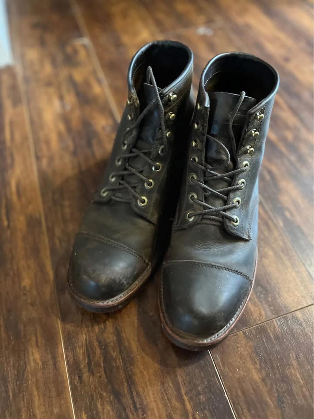 L.L. Bean LL Bean Bucksport Boots with Toe Cap- like new - men 10 10 Size US 10 / EU 43 - 2 Thumbnail