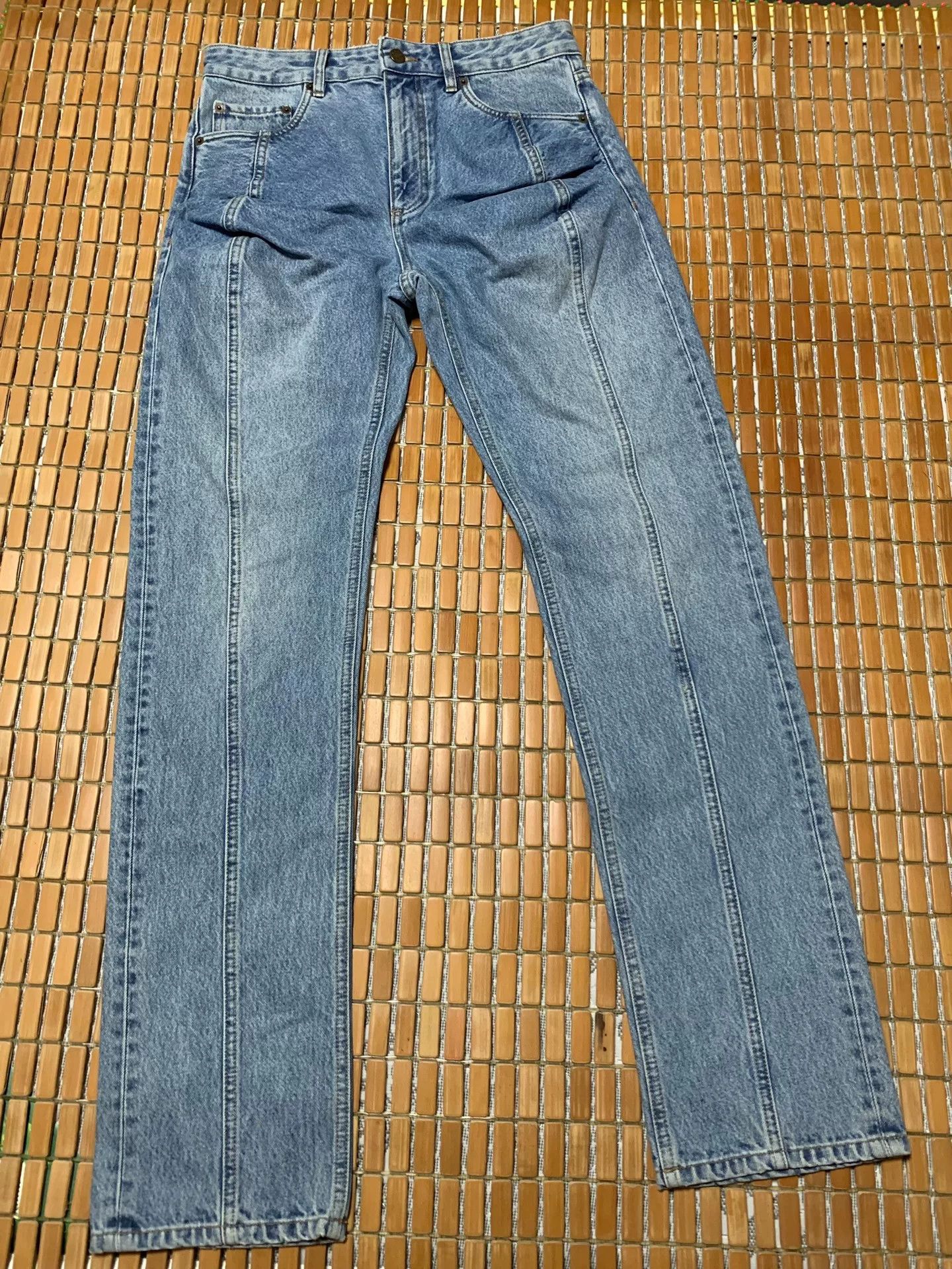 DEN IM by SIKI IM Y/PROJECT Pleated Pocket Jeans Size US 31 - 1 Thumbnail