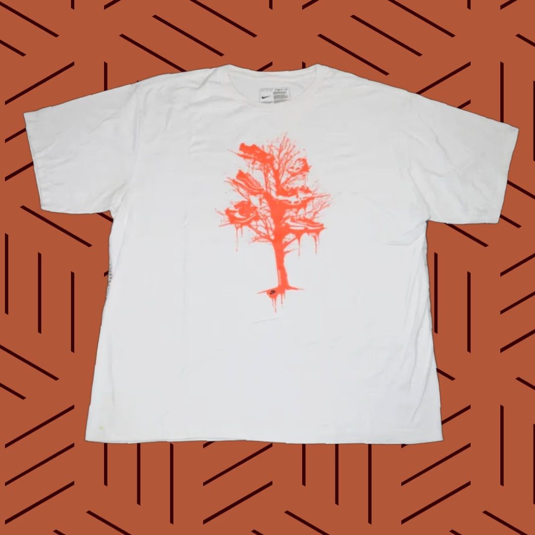 Nike VINTAGE NIKE AIR MAX T-Shirt - Shirt - Men - XL - White - AirMax Series - Y2K 90s - Logo Breathable Cotton Tee Size US XL / EU 56 / 4 - 1 Thumbnail