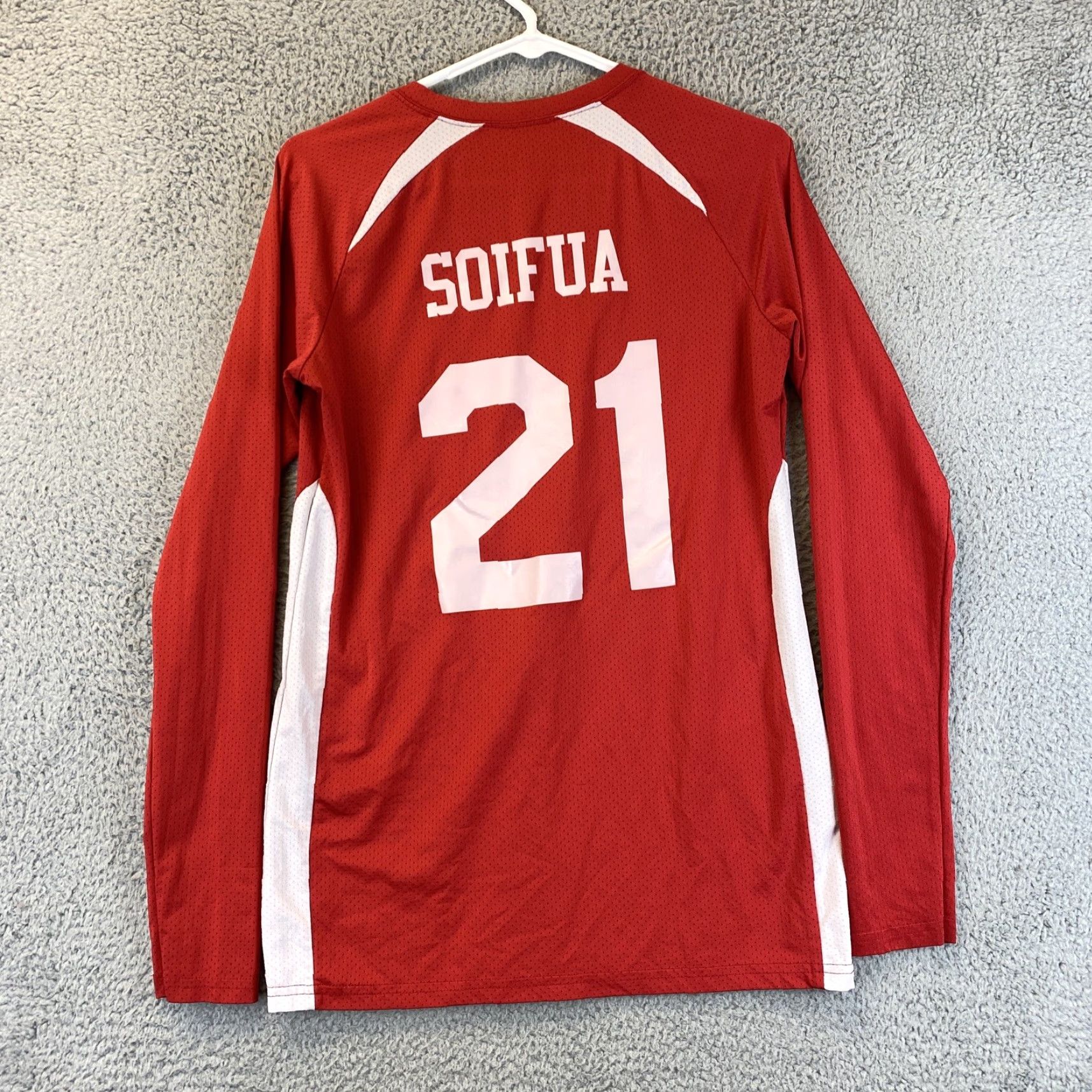 Vintage Augusta Dri-Fit Top Women's L Red Long Sleeve Pullover Nike Pro Dri-Fit Athletic Shirt Shirt Mens Womens? Size L / US 10 / IT 46 - 7 Thumbnail