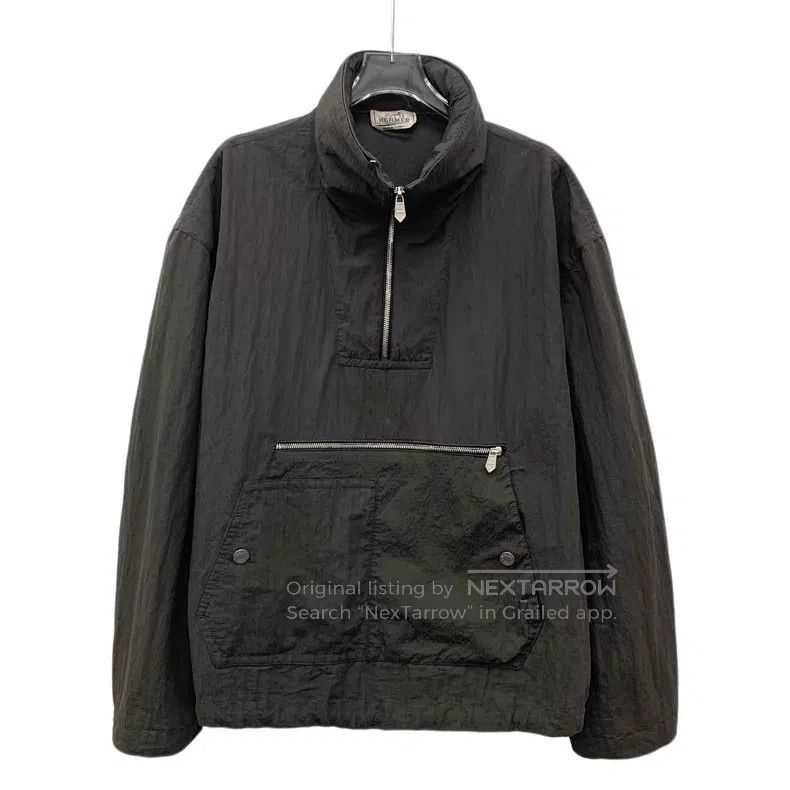 Hermes Hermes Licorice cotton hooded half-zip long sleeve jacket Size US M / EU 48-50 / 2 - 1 Thumbnail
