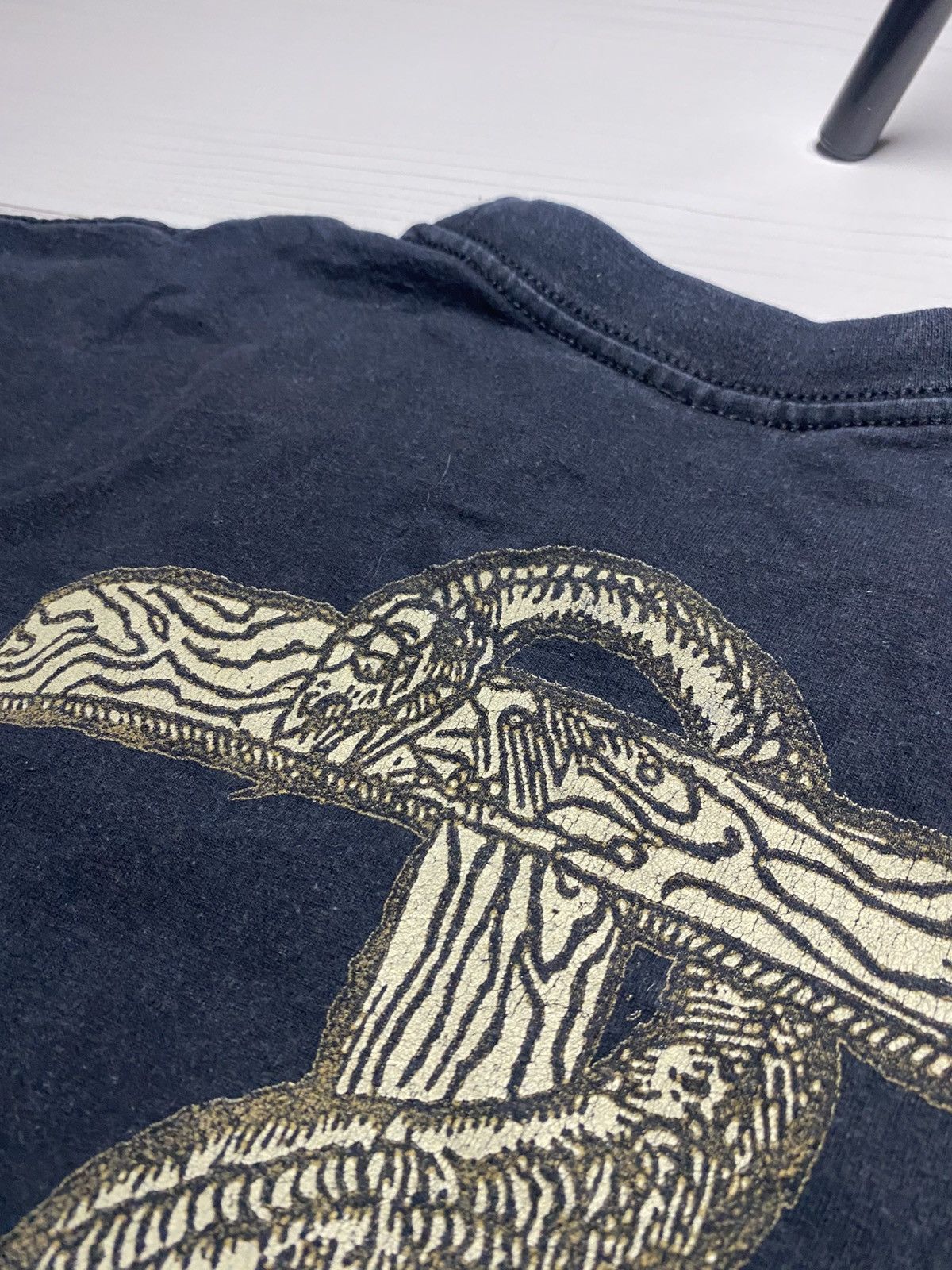 Band Tees × Vintage Vintage Dimmu Borgir in sorte diaboli 00’s y2k t shirt Size US L / EU 52-54 / 3 - 9 Thumbnail