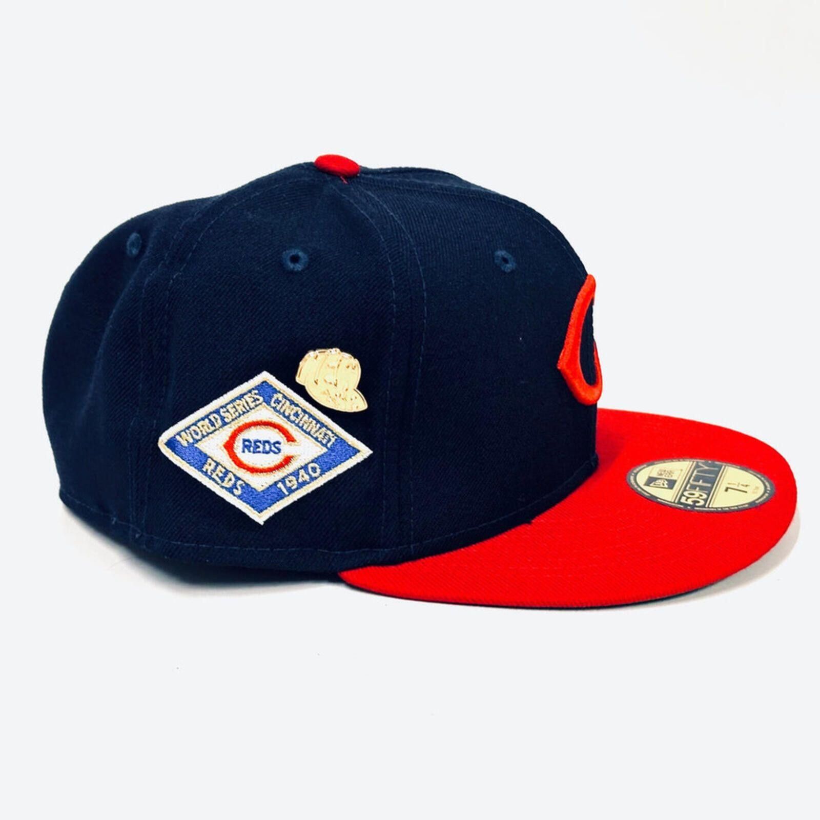 New Era New Era Cincinnati Reds 1940 World Series Pin 59FIFTY 7 1/4 Size ONE SIZE - 2 Thumbnail