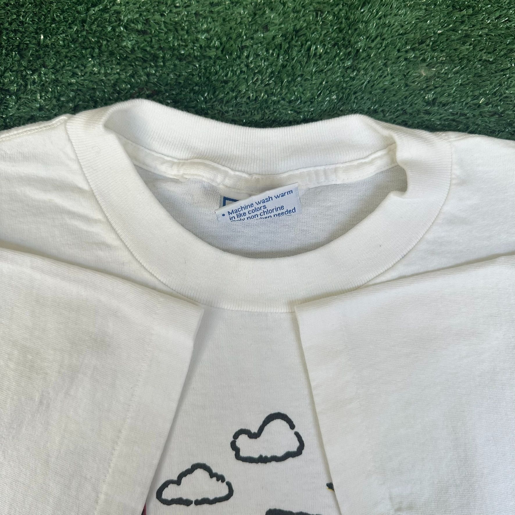 All Sport Vintage 90s Build a Caring Community T-Shirt Single Stitch N Size US L / EU 52-54 / 3 - 3 Thumbnail