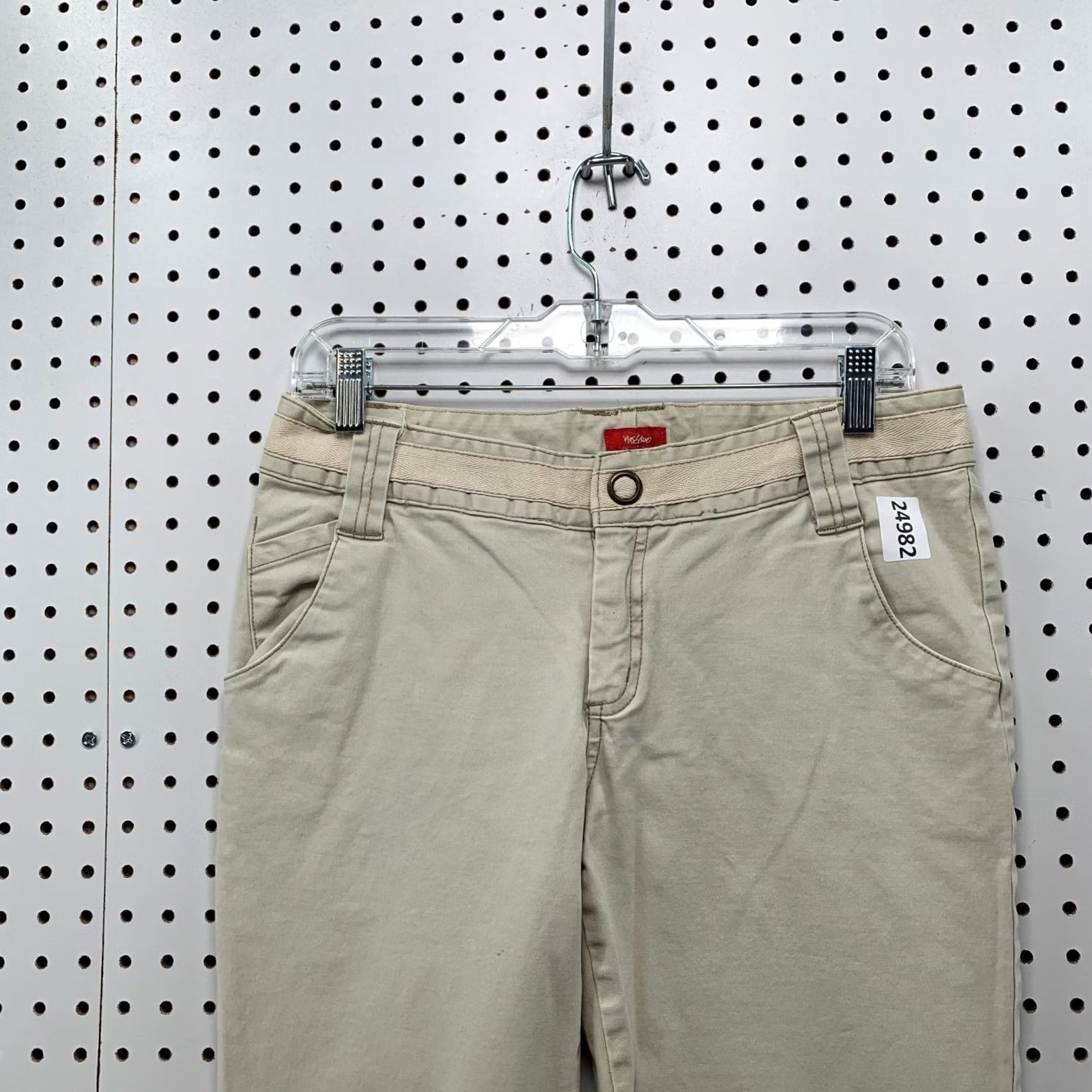 Mossimo VINTAGE Mossimo Stretch Pants Beige Flared Women’s Size 9 30x31 Size 30" / US 8 / IT 44 - 7 Thumbnail