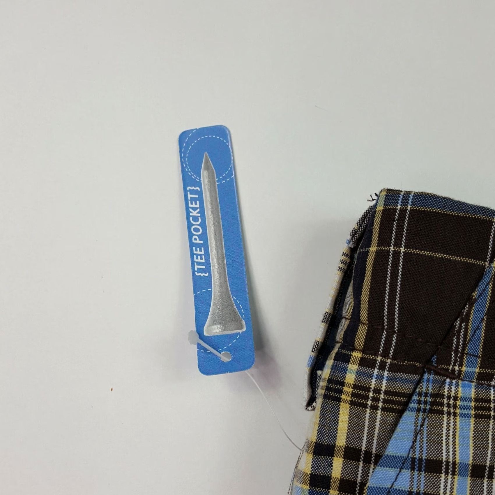 Izod IZOD Women's Size 6 Plaid Golf Chino Outdoor Shorts Athletic Blue Size 26" / US 2 / IT 38 - 3 Thumbnail