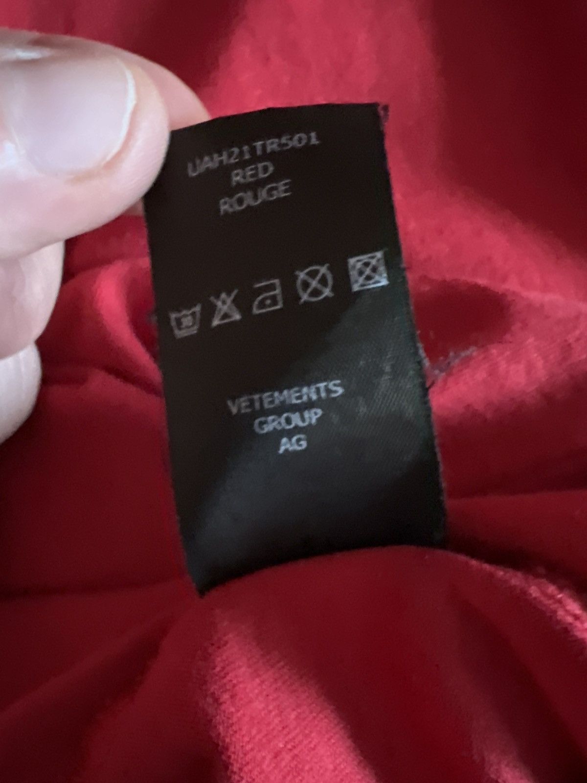 Vetements Vetements logo tee Size US XL / EU 56 / 4 - 6 Thumbnail