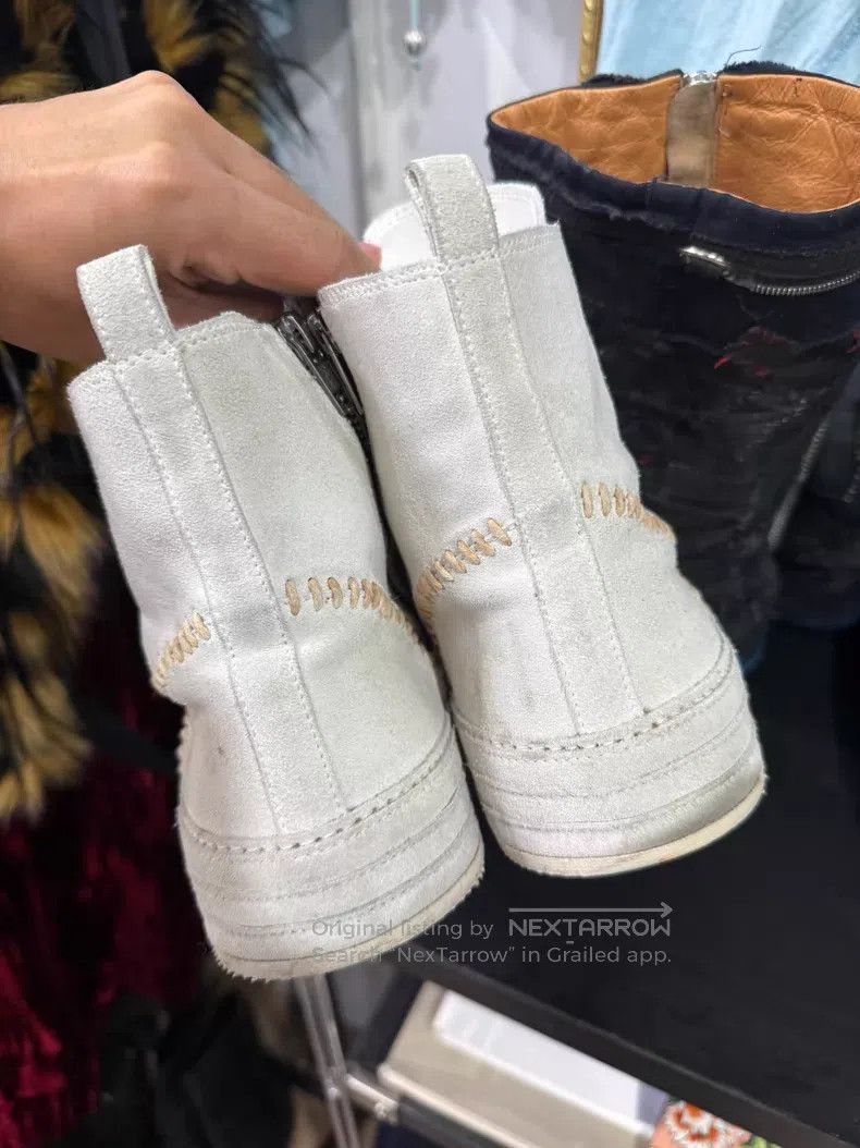 Ann Demeulemeester Ann Demeulemeester hand-sewn locked suede slip-on shoes| Size US 9.5 / IT 39.5 - 6 Thumbnail