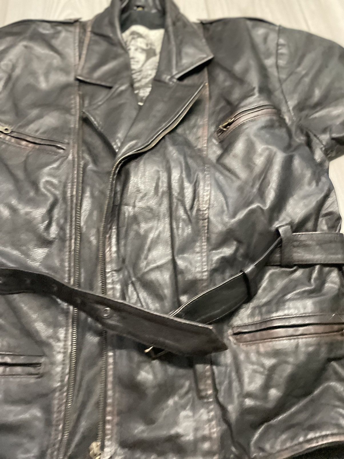 Vintage Vintage 80s 90s The Flying jacket moto leather archive Size US L / EU 52-54 / 3 - 11 Thumbnail