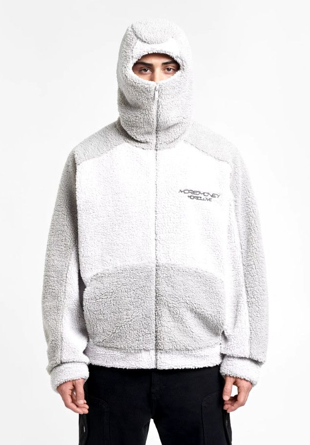 Japanese Brand × Vintage Ninja Fleece Warm Zipper Lamb Wool Jacket Hooded Outwear Y2K Size US L / EU 52-54 / 3 - 4 Thumbnail