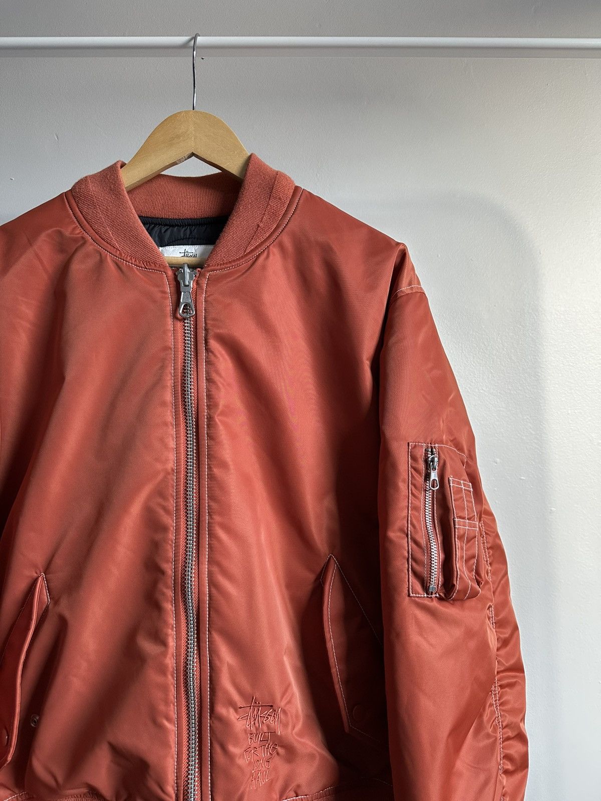 Stussy Stussy Built Reversible Bomber Jacket Navy-Black Large Size US L / EU 52-54 / 3 - 9 Thumbnail