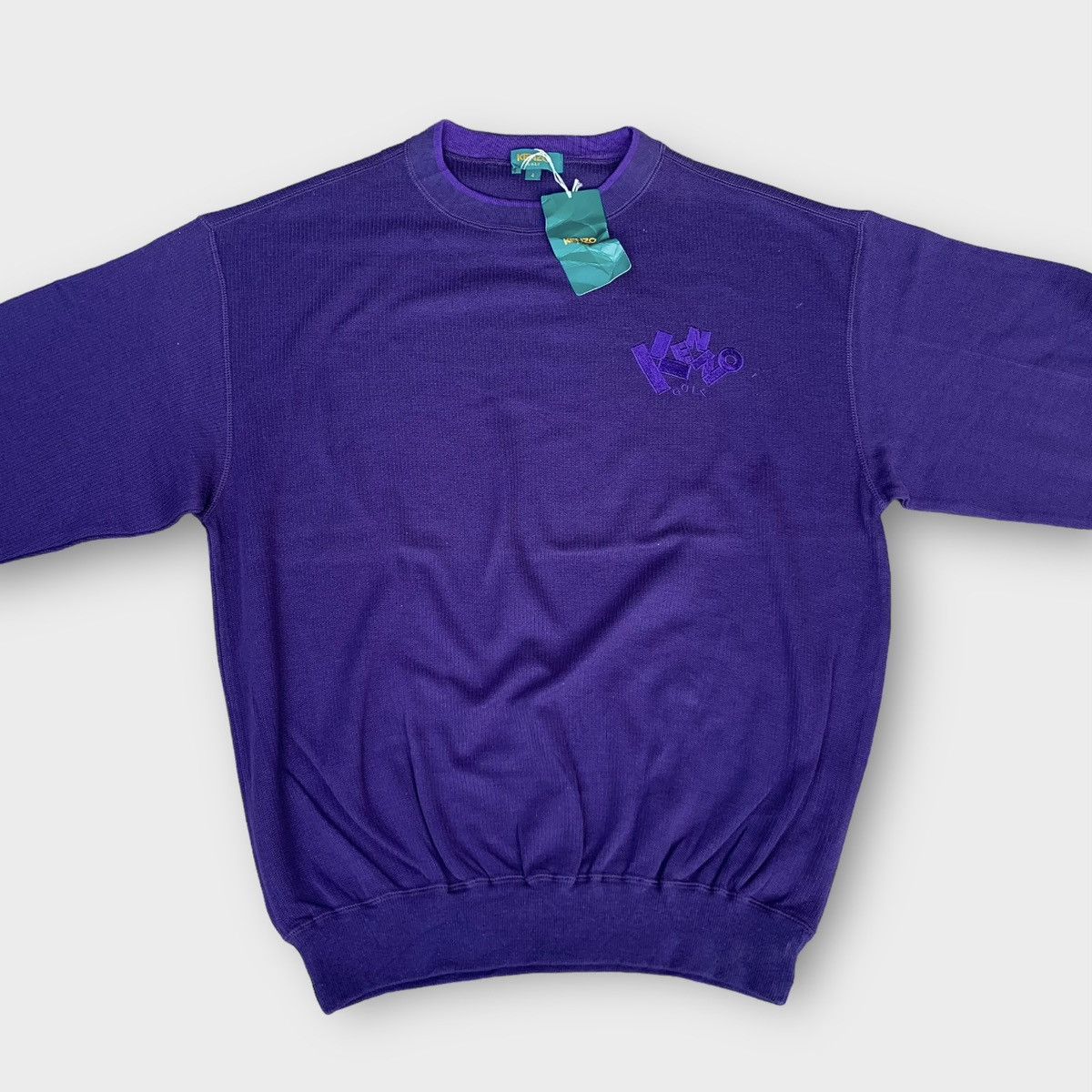 Kenzo Kenzo Golf Crewneck Sweatshirt Embroidered Logo Size US L / EU 52-54 / 3 - 4 Thumbnail