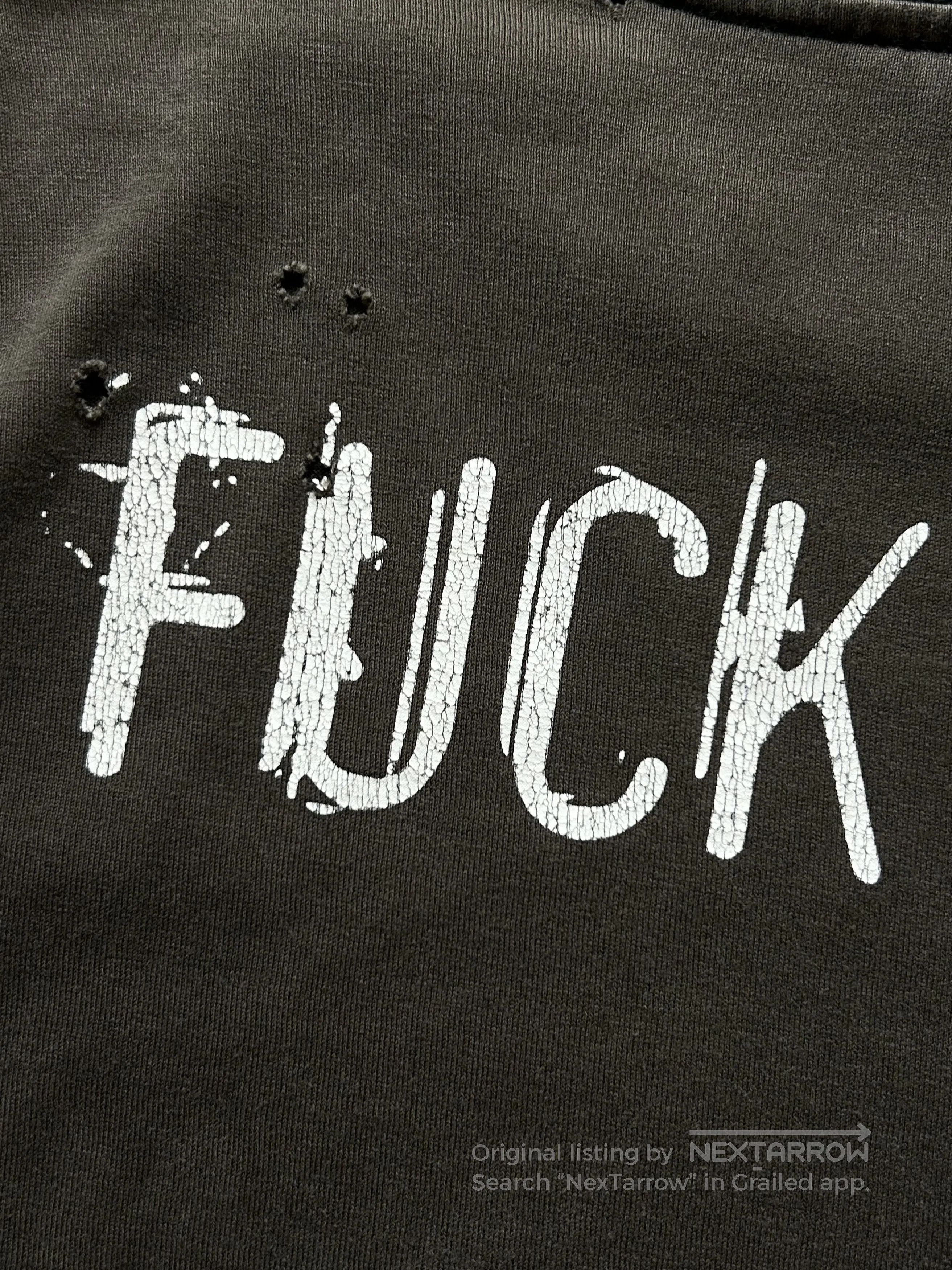 DEN IM by SIKI IM Number (N)ine 04ss Slogan Distressed Tee. Size US M / EU 48-50 / 2 - 7 Thumbnail