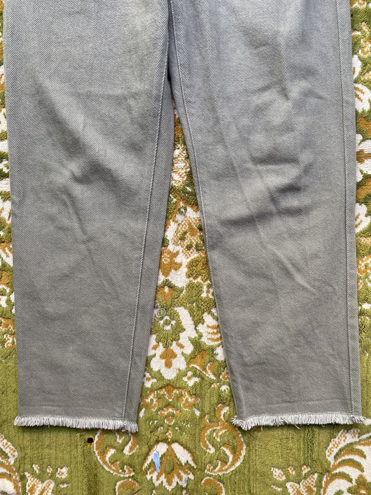 Johnbull Johnbull Kojima Japan Unite Tapered Jeans Pants Olive Green Size 31" - 4 Thumbnail
