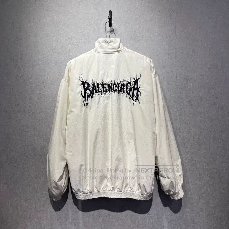 Balenciaga Back embroidered logo jacket coat