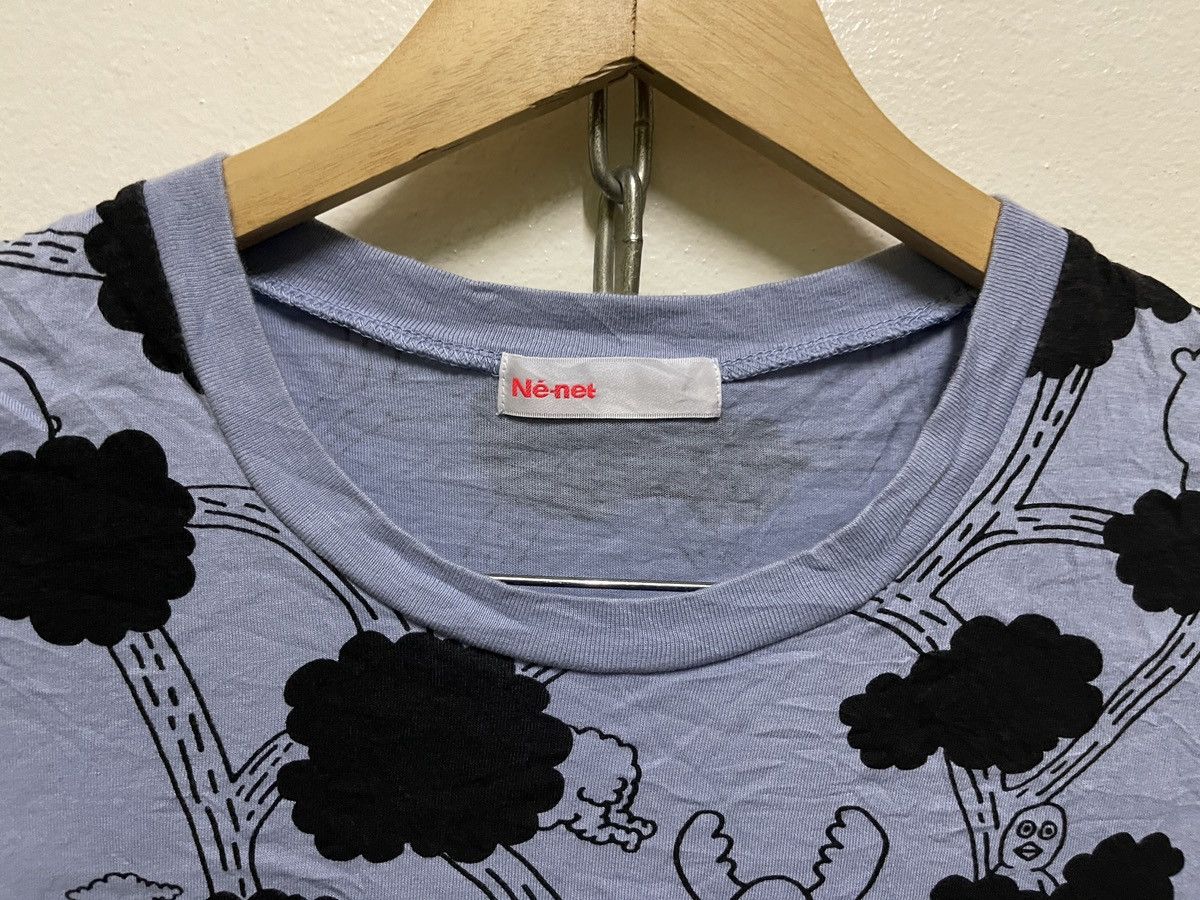Issey Miyake × Japanese Brand × Ne-Net Ne-net Full Print T Shirt Size M / US 6-8 / IT 42-44 - 4 Thumbnail