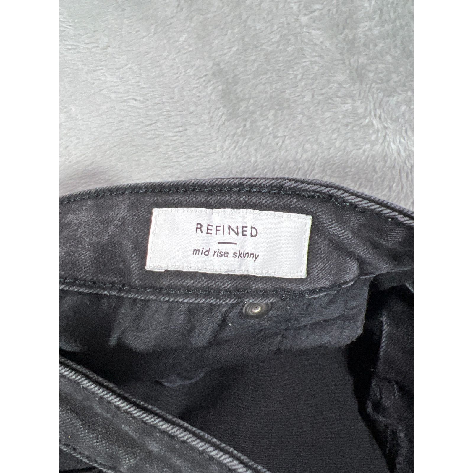 Ellen Tracy Women's 16 Ellen Tracy Refined Mid Rise Skinny Black Jeans Size 38" / US 16 / IT 52 - 4 Thumbnail
