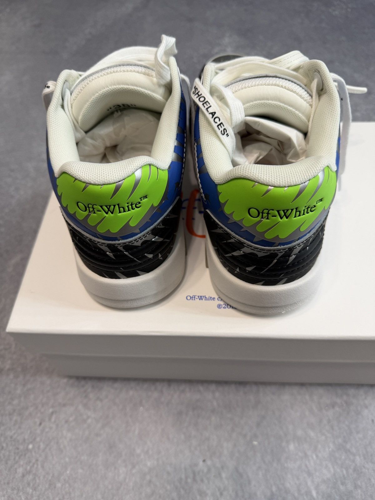 (B).Stroy × Off-White Off-White x Bstroy Out Of Office Sneakers Size US 8 / IT 38 - 10 Thumbnail