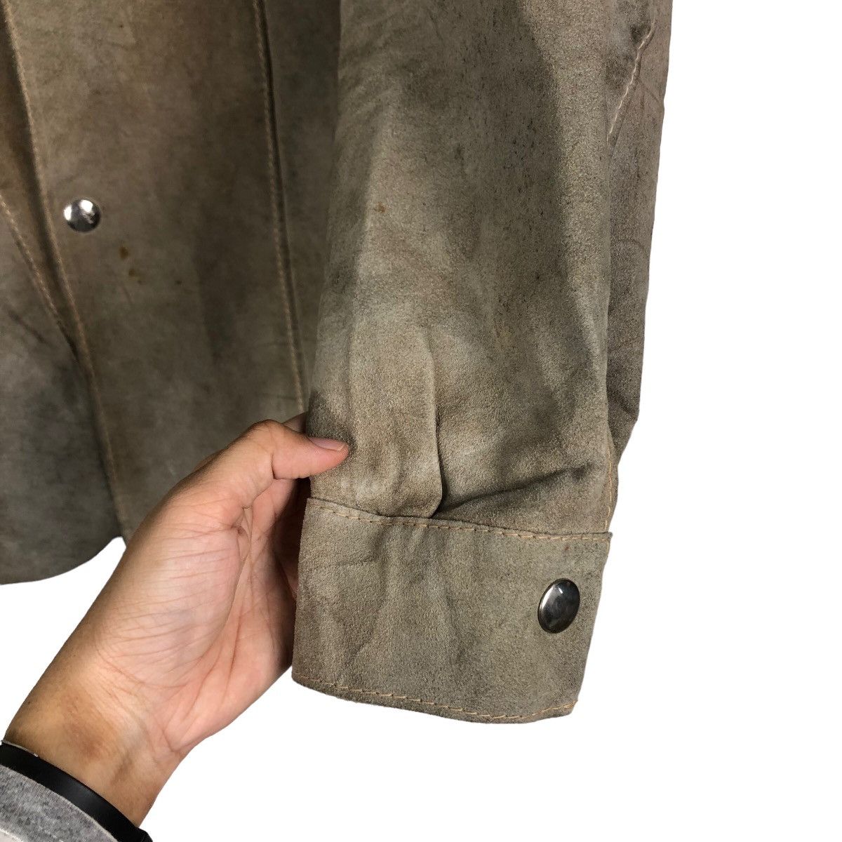 Genuine Leather 🔥Vintage Genuine Leather Jacket Biker Jacket Issey Miyake Size US M / EU 48-50 / 2 - 15 Thumbnail